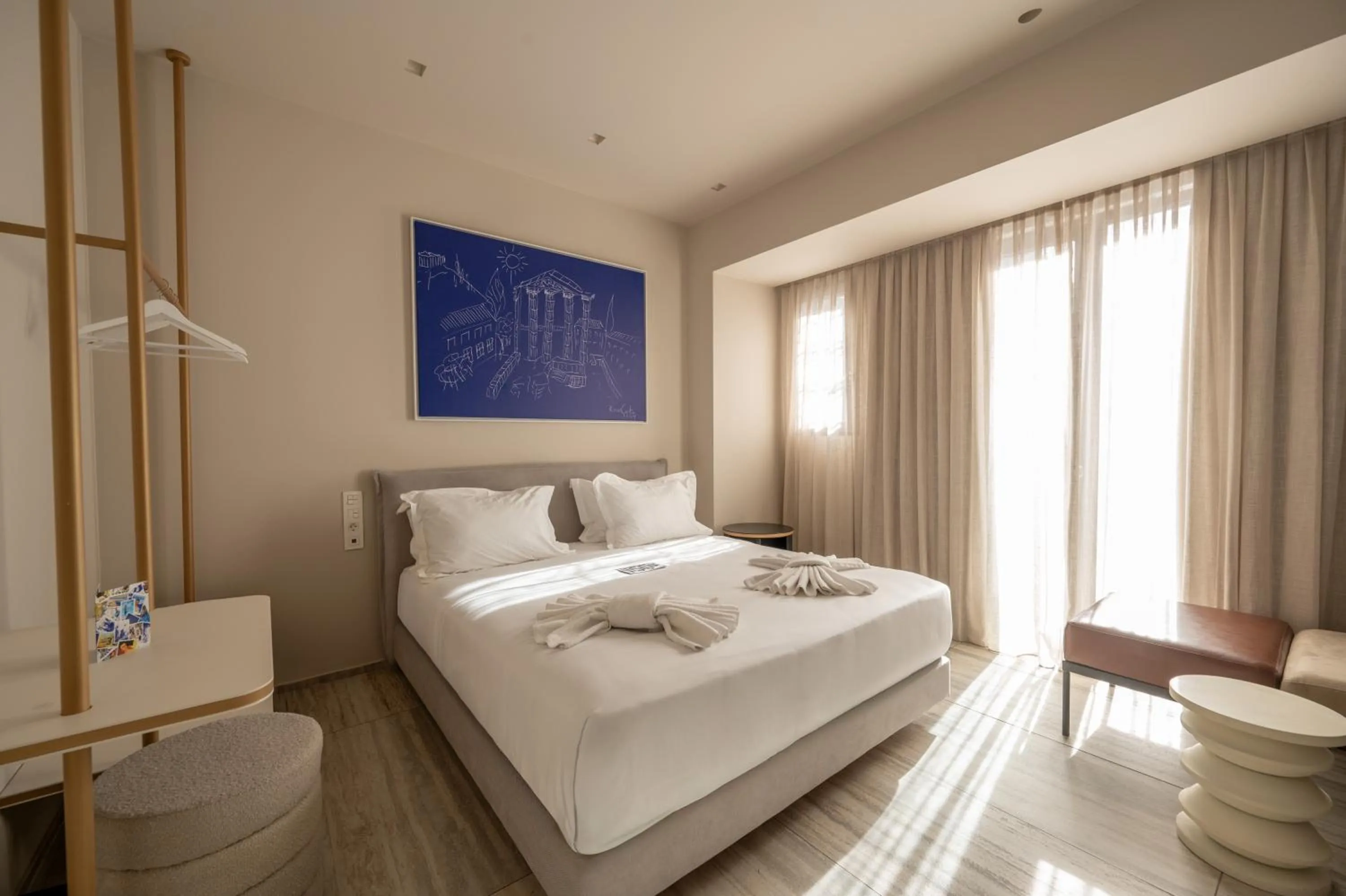 Bedroom, Bed in VISION OMONIA, ATHENS