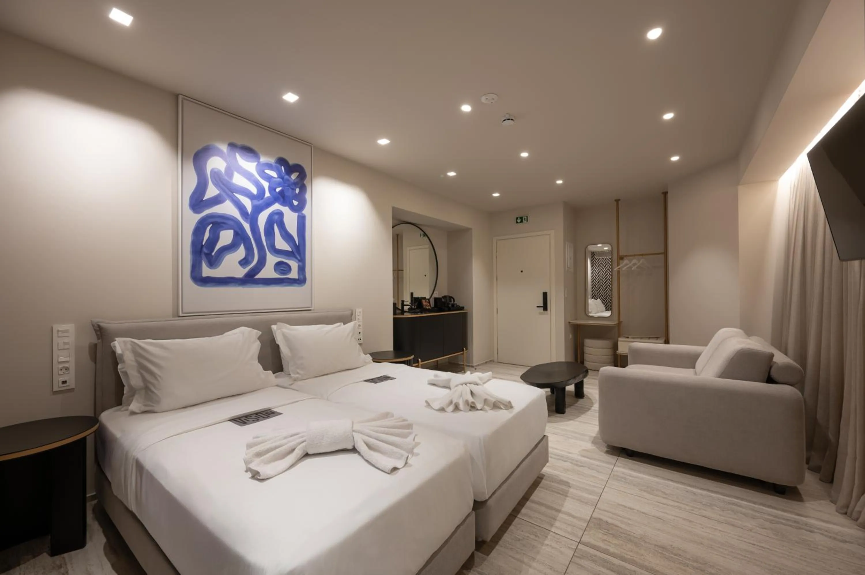 Bedroom, Bed in VISION OMONIA, ATHENS