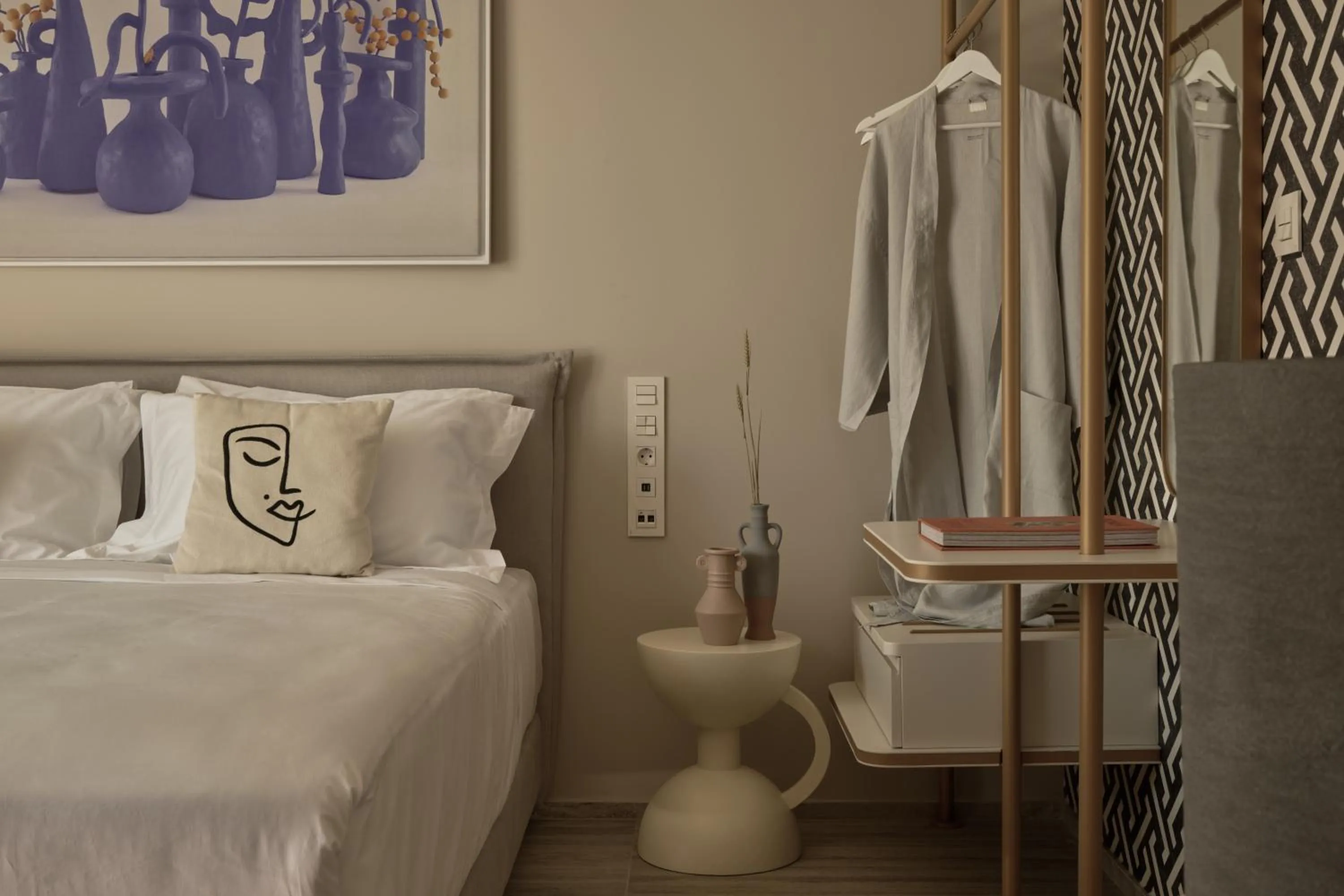 Bedroom, Bed in VISION OMONIA, ATHENS