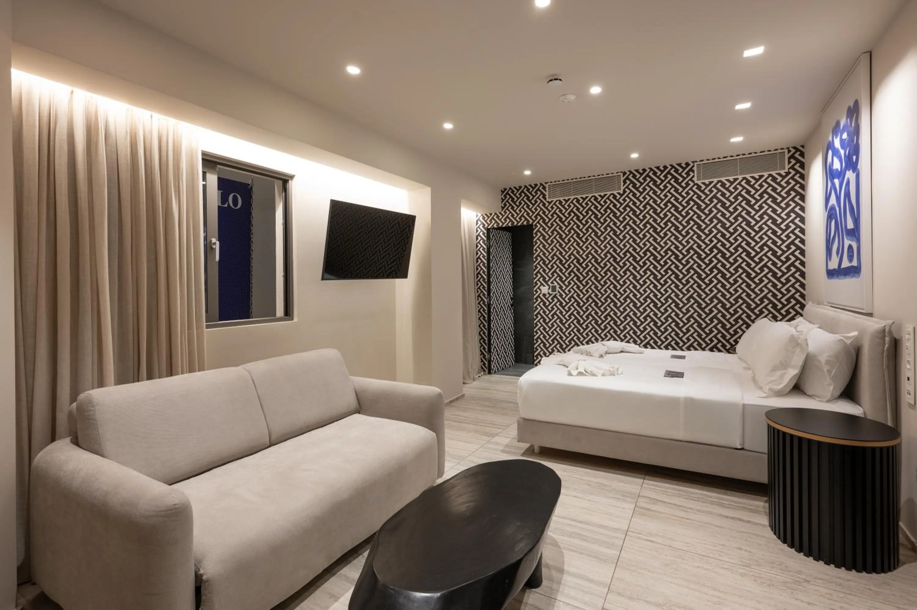 Seating area, Bed in VISION OMONIA, ATHENS