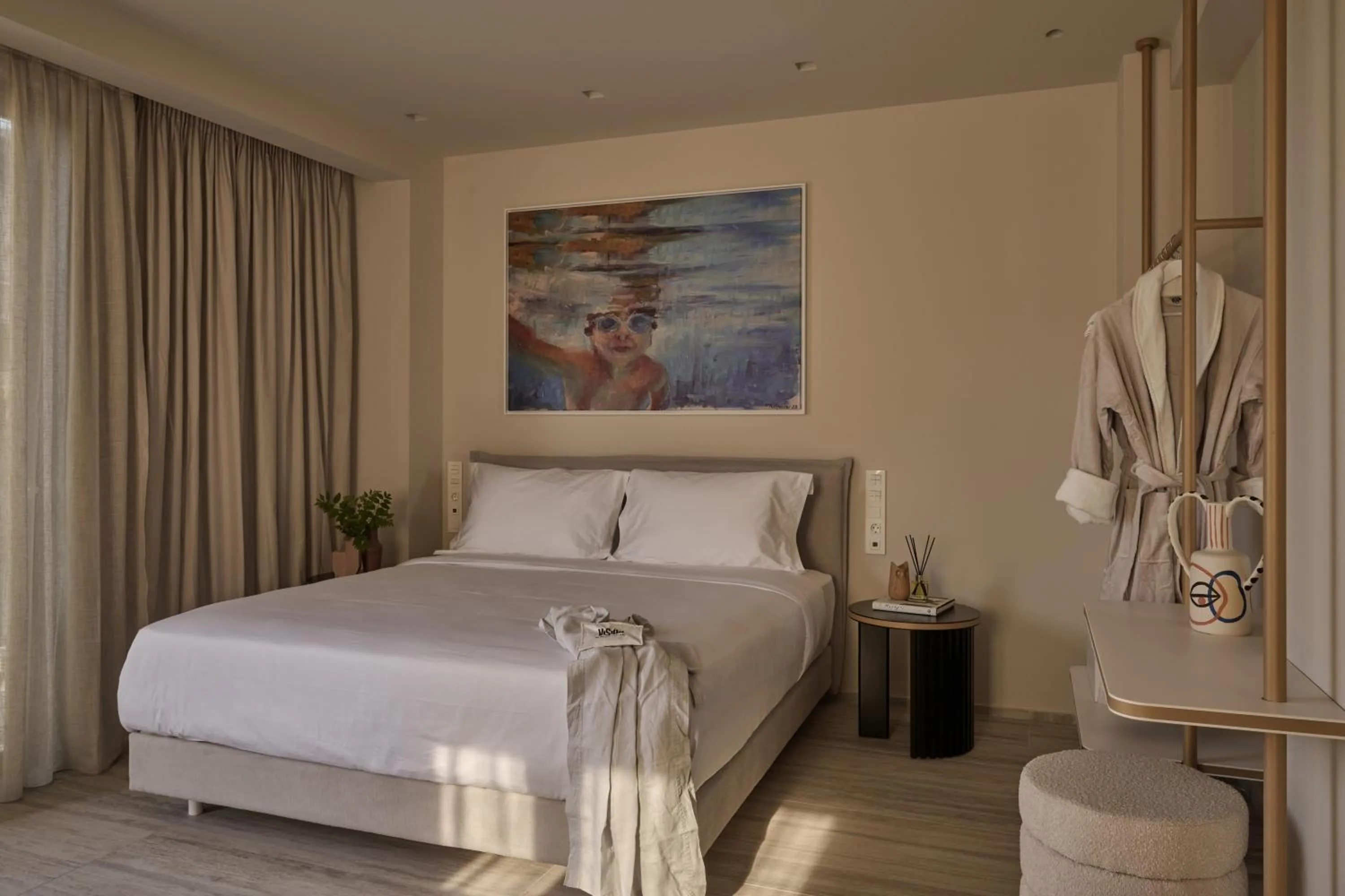 Bed in VISION OMONIA, ATHENS