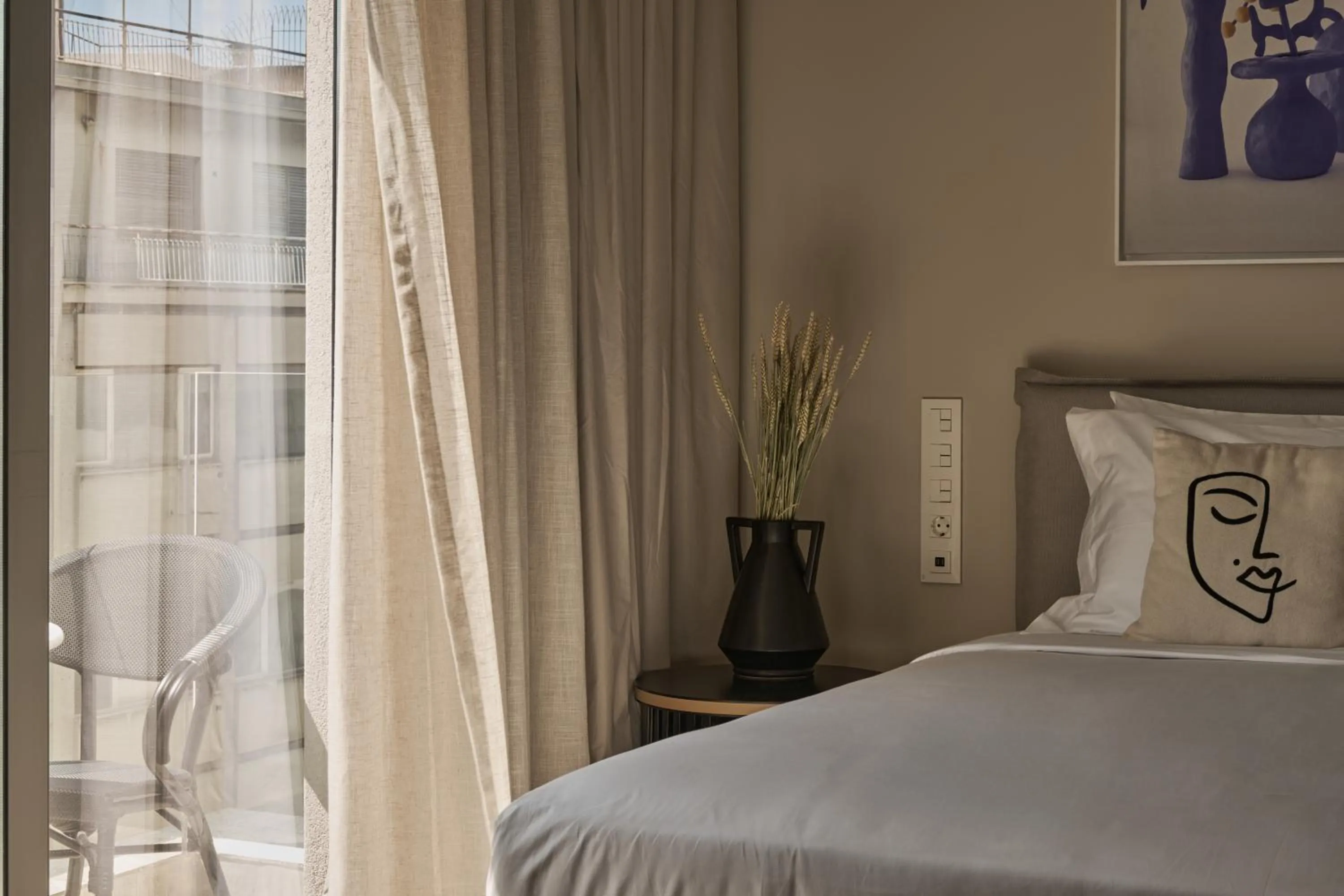 Bed in VISION OMONIA, ATHENS