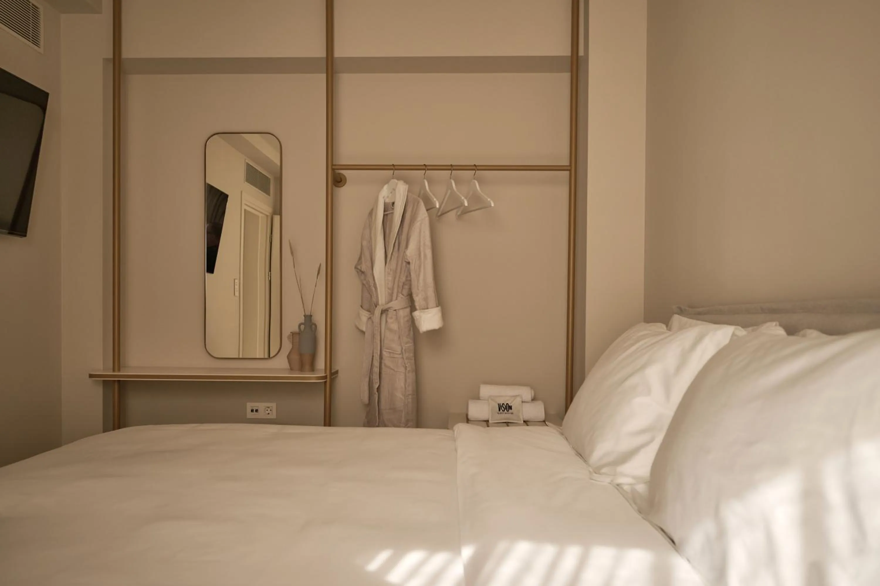 Bedroom, Bed in VISION OMONIA, ATHENS