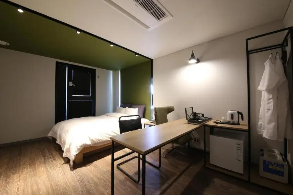 Bed in Hotel Yeoubi Bed in Hotel Yeoubi