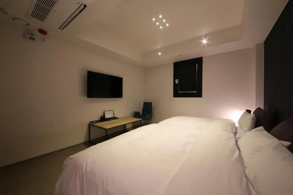 Bed in Hotel Yeoubi Bed in Hotel Yeoubi