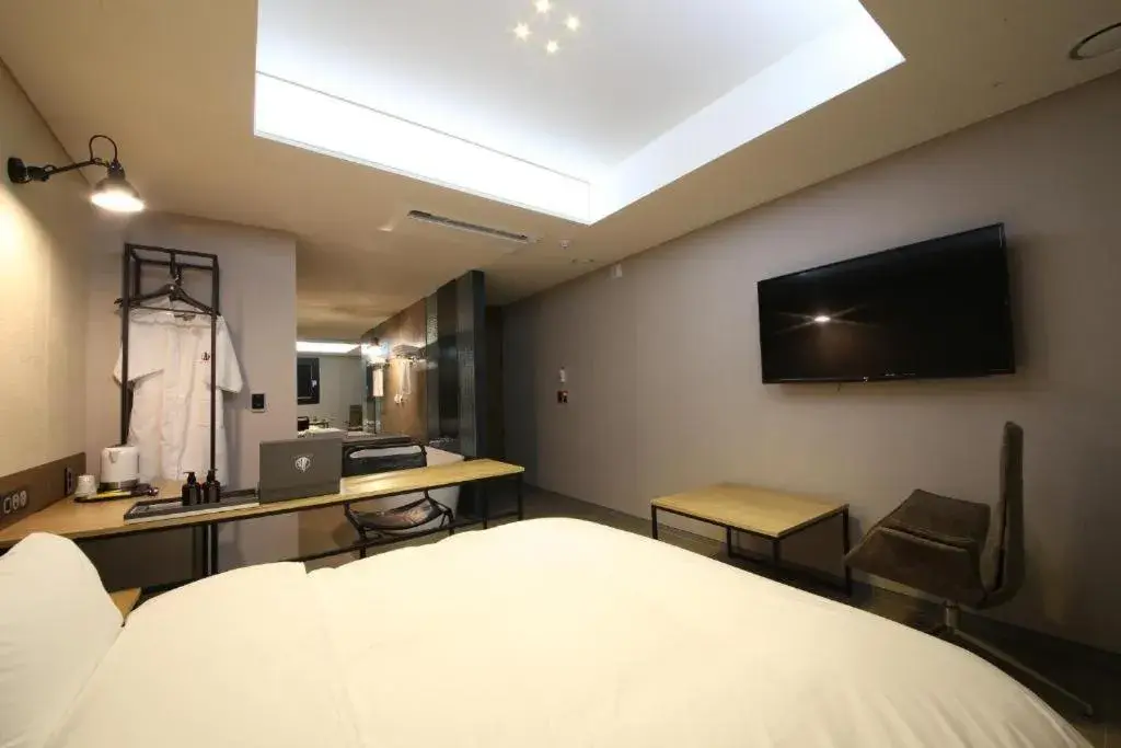 Bed in Hotel Yeoubi Bed in Hotel Yeoubi