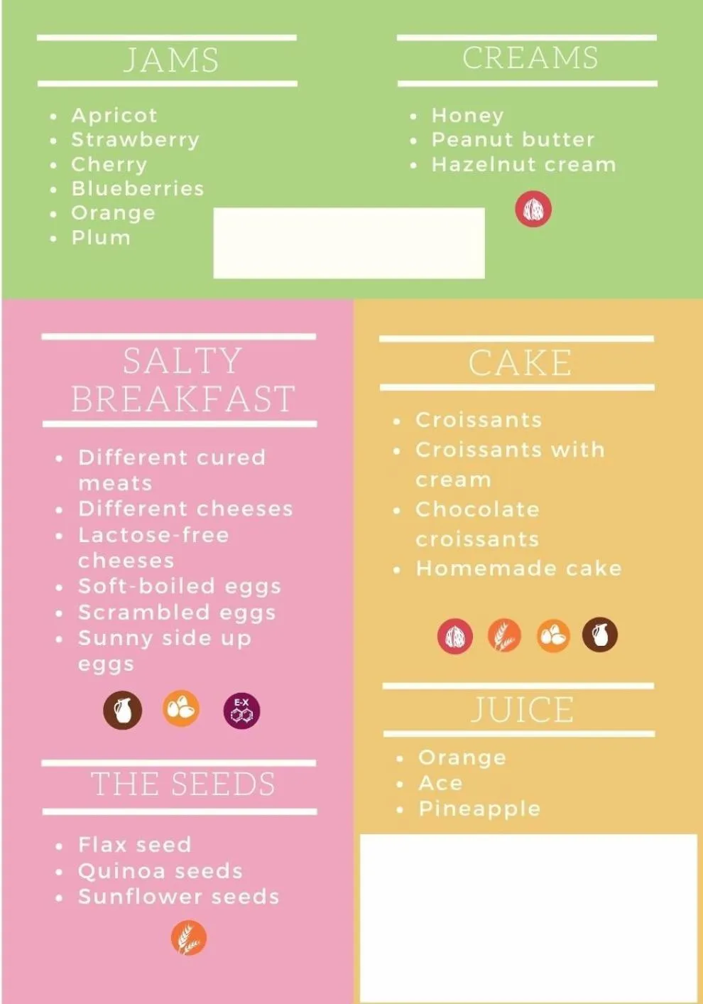 Breakfast in Hotel Casa Nicola