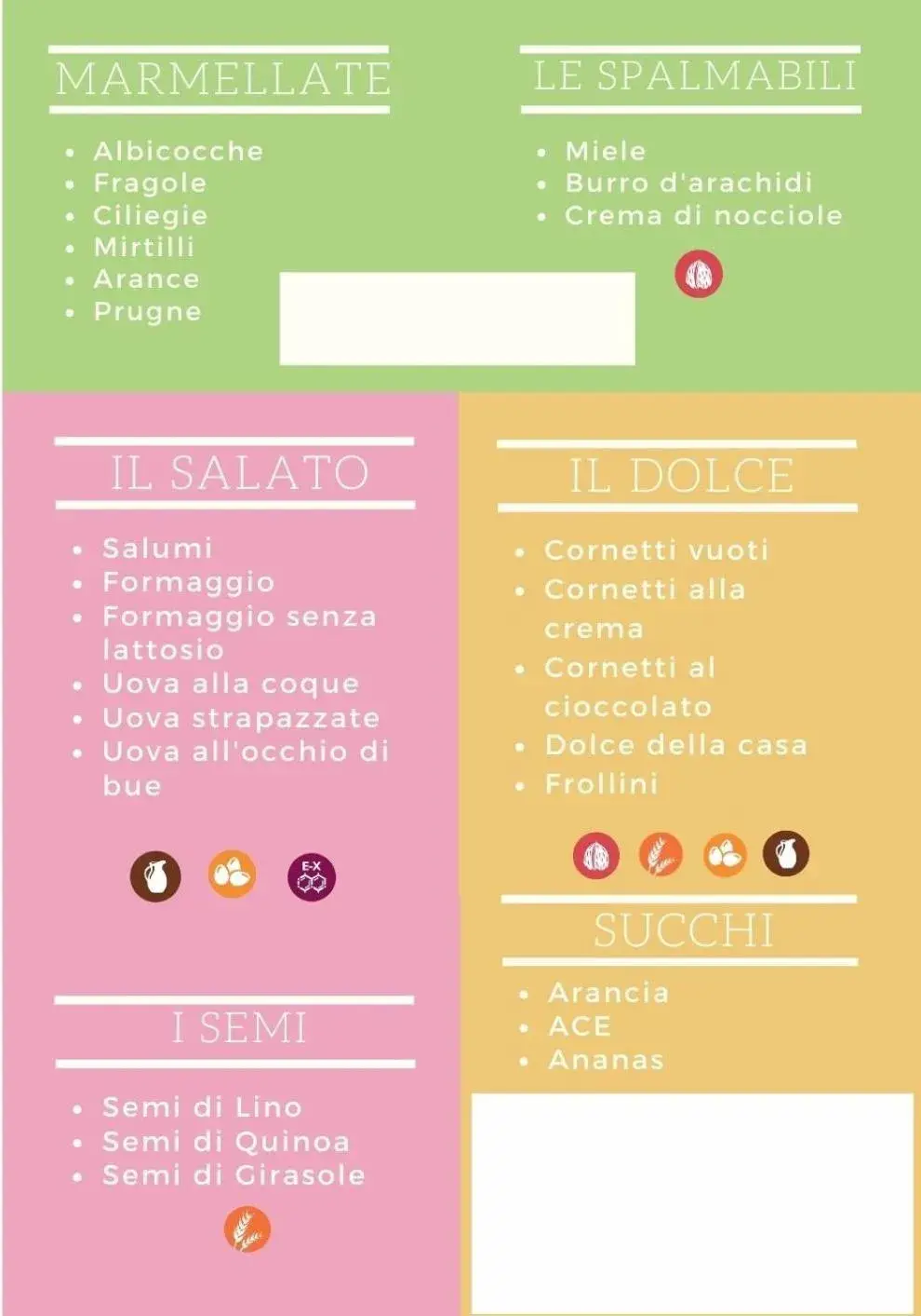 Breakfast in Hotel Casa Nicola Breakfast in Hotel Casa Nicola