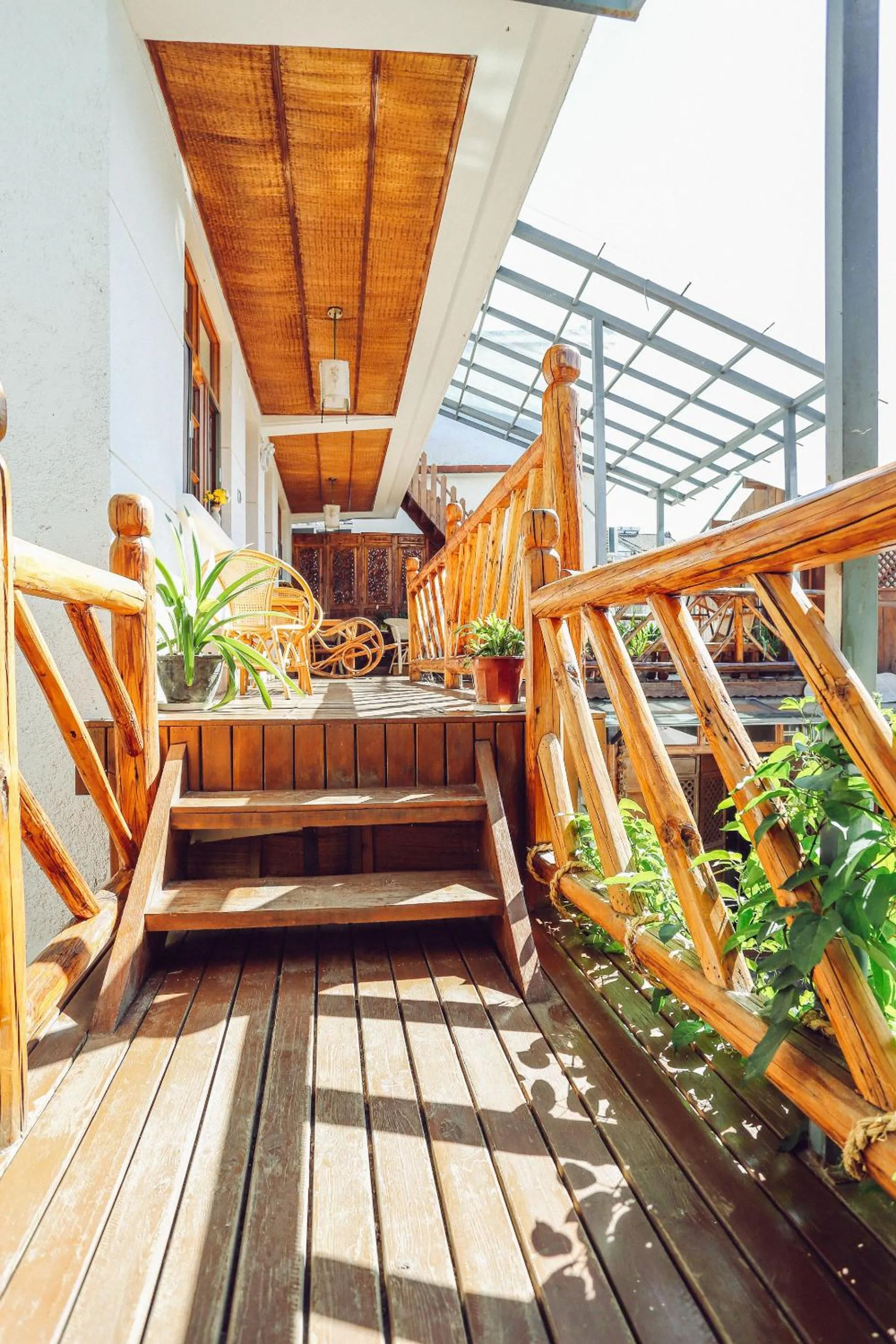 Balcony/Terrace in Cabin 7 Inn