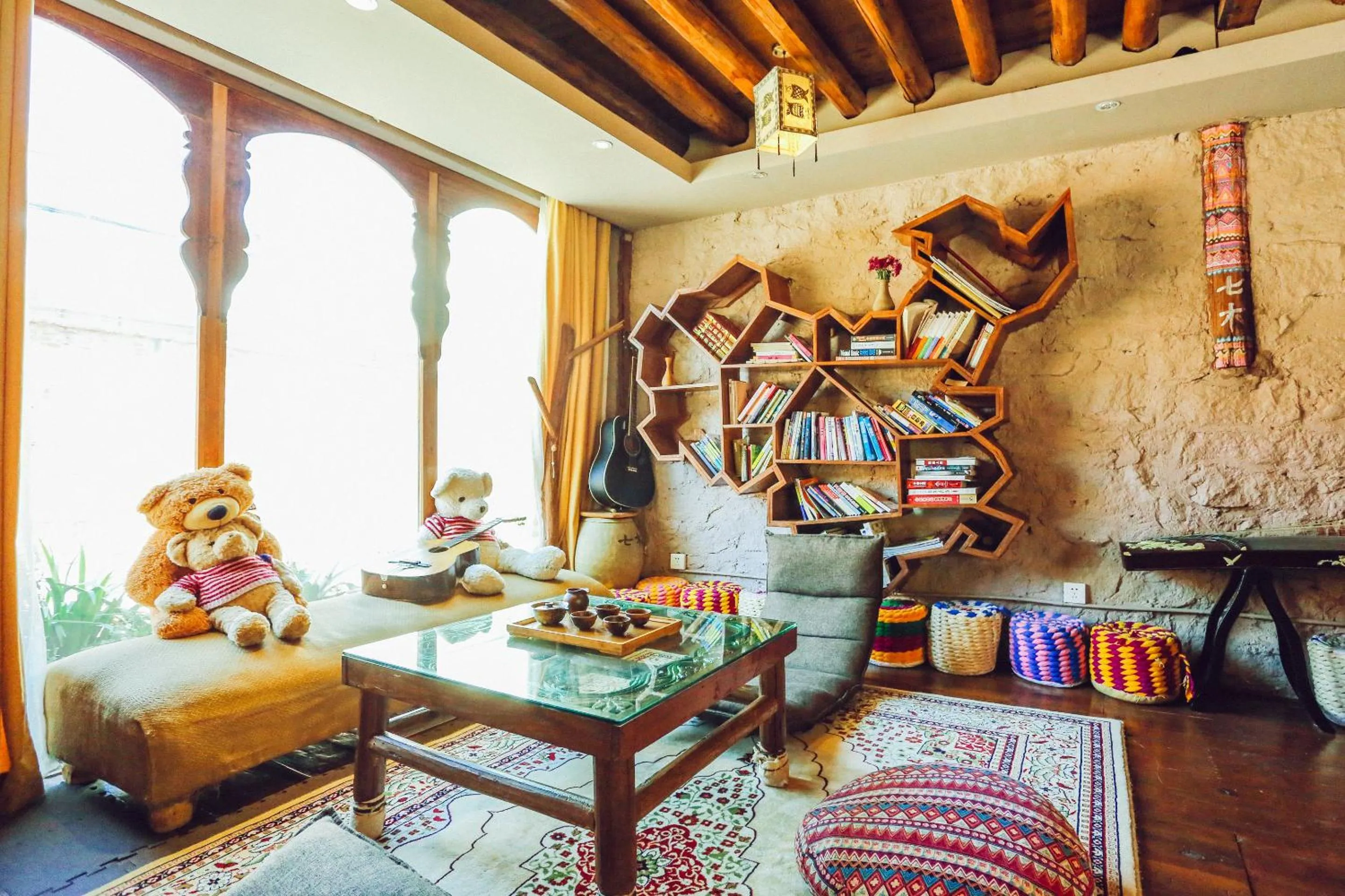 Lobby or reception in Cabin 7 Inn