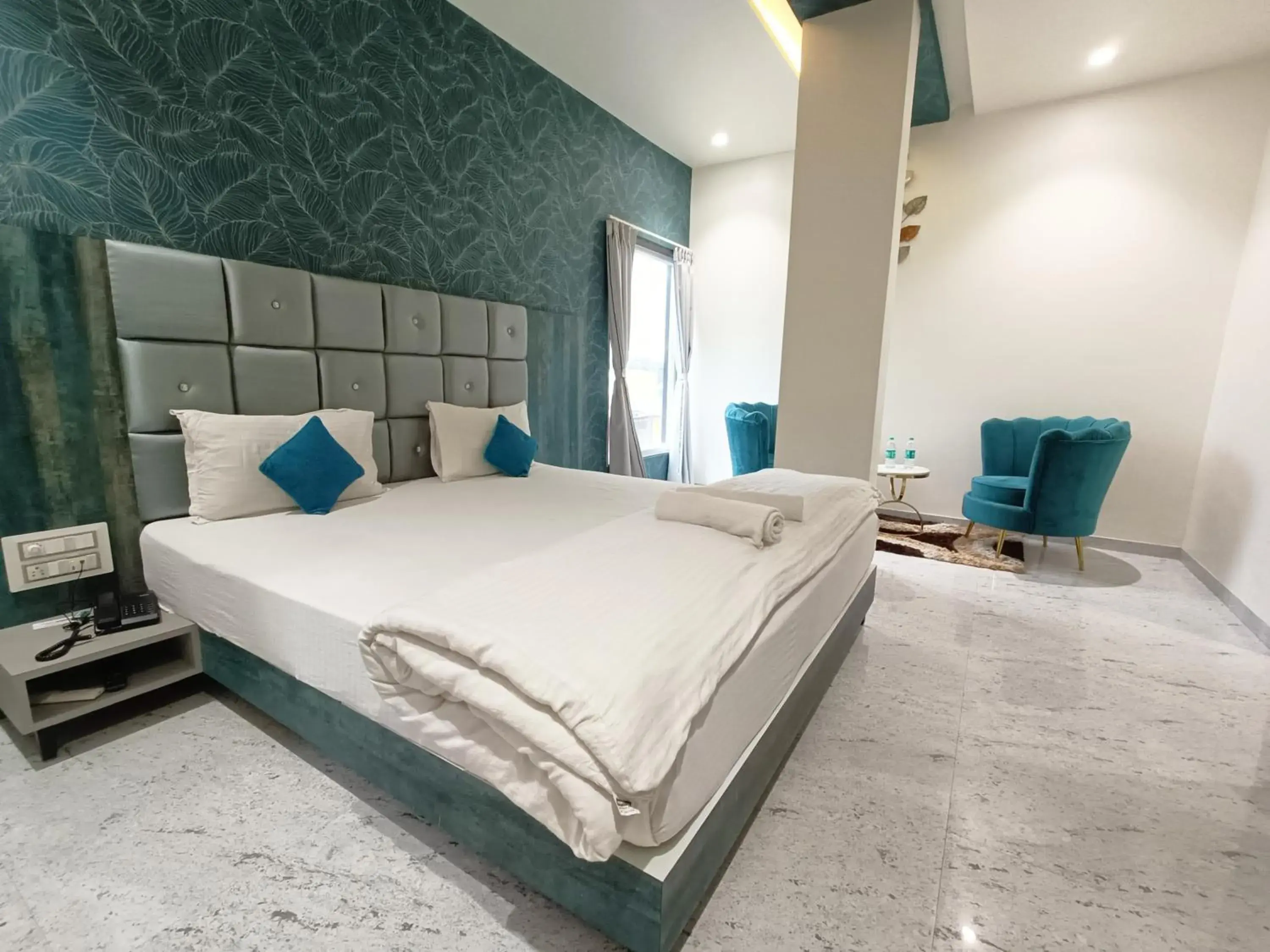 View (from property/room), Bed in Dnyanprabha Executive View (from property/room), Bed in Dnyanprabha Executive