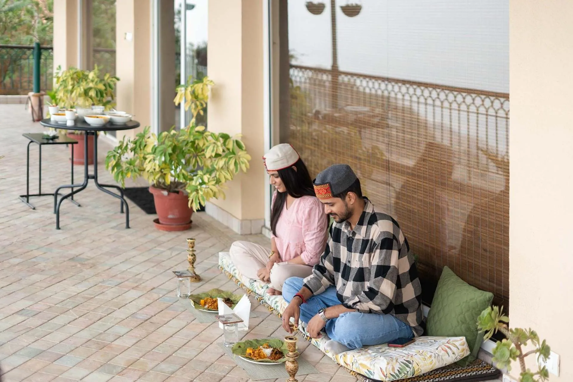 Food in StayVista at Ludlow House Luxury Villa with Lawn & Fireplace at Mall Road