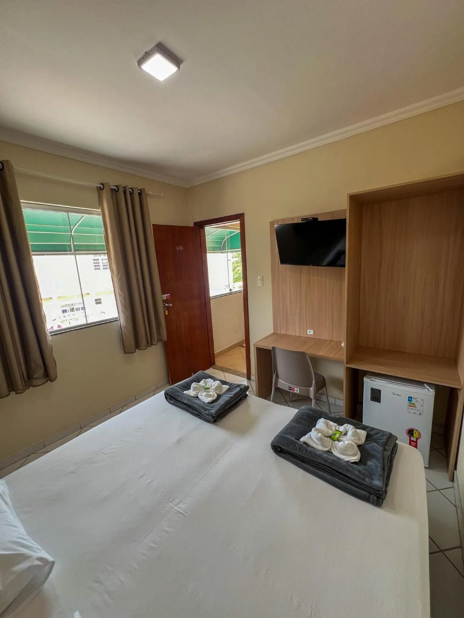 TV and multimedia, Bed in Buriti Hotel Aracruz