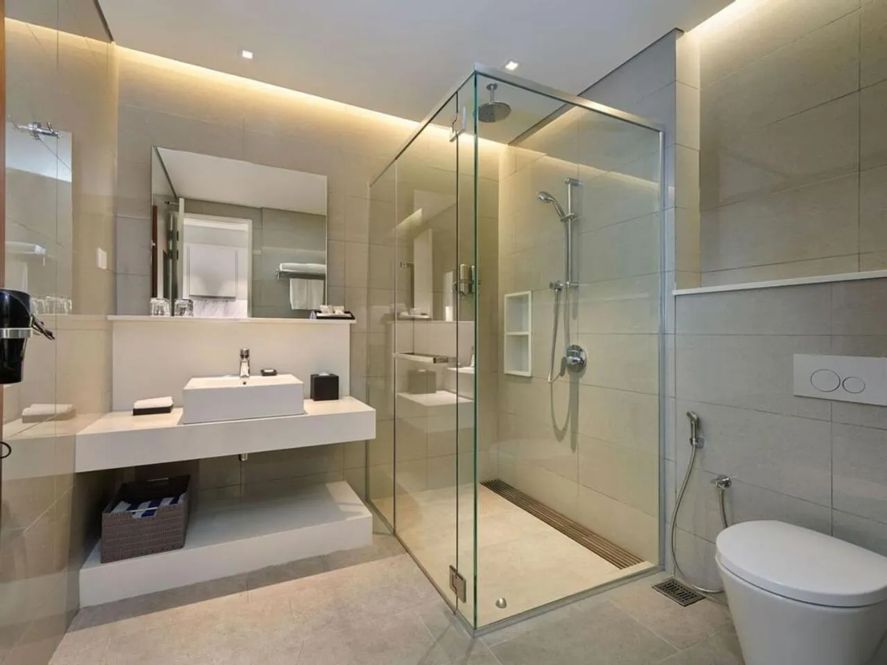 Toilet in Tribeca Serviced Hotel by Millennium