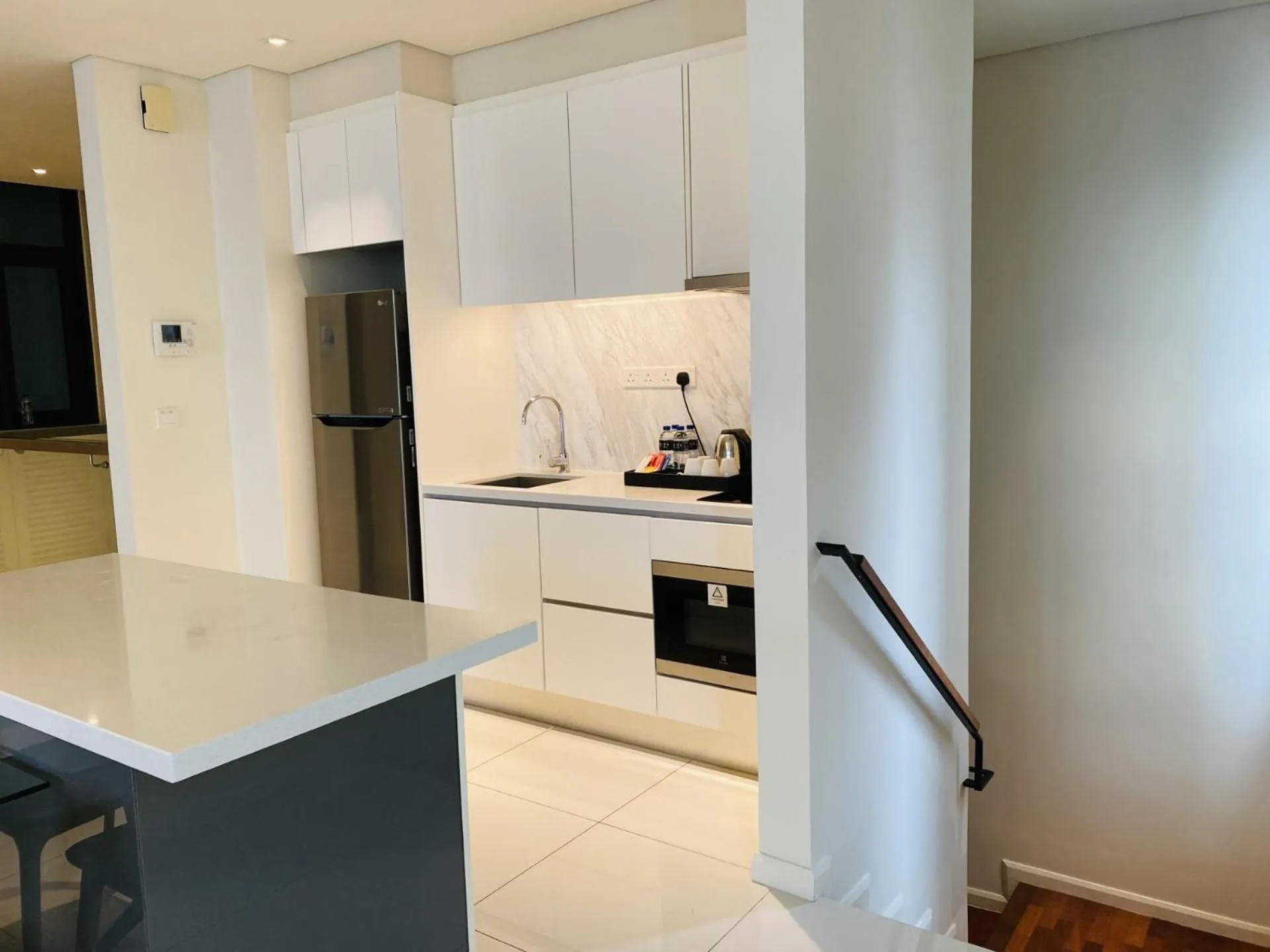 kitchen in Tribeca Serviced Hotel by Millennium