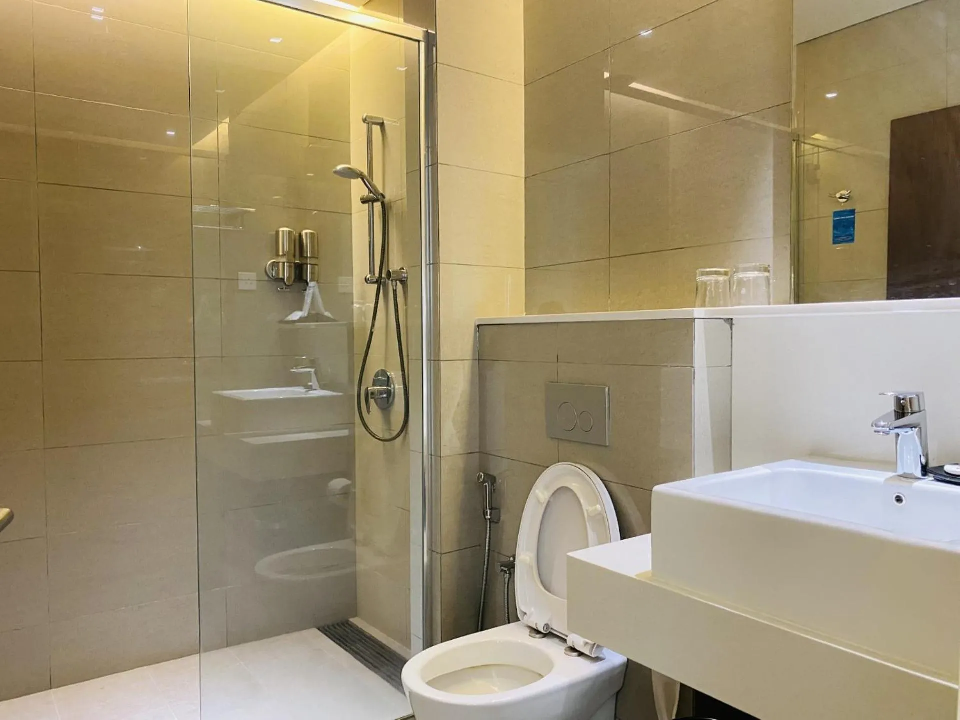 Toilet in Tribeca Serviced Hotel by Millennium