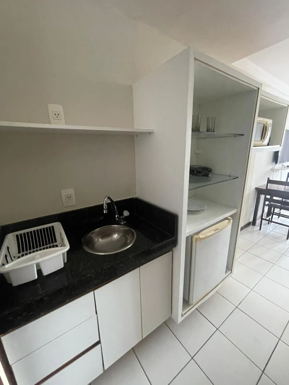 Kitchen or kitchenette in Ponta Negra Flat