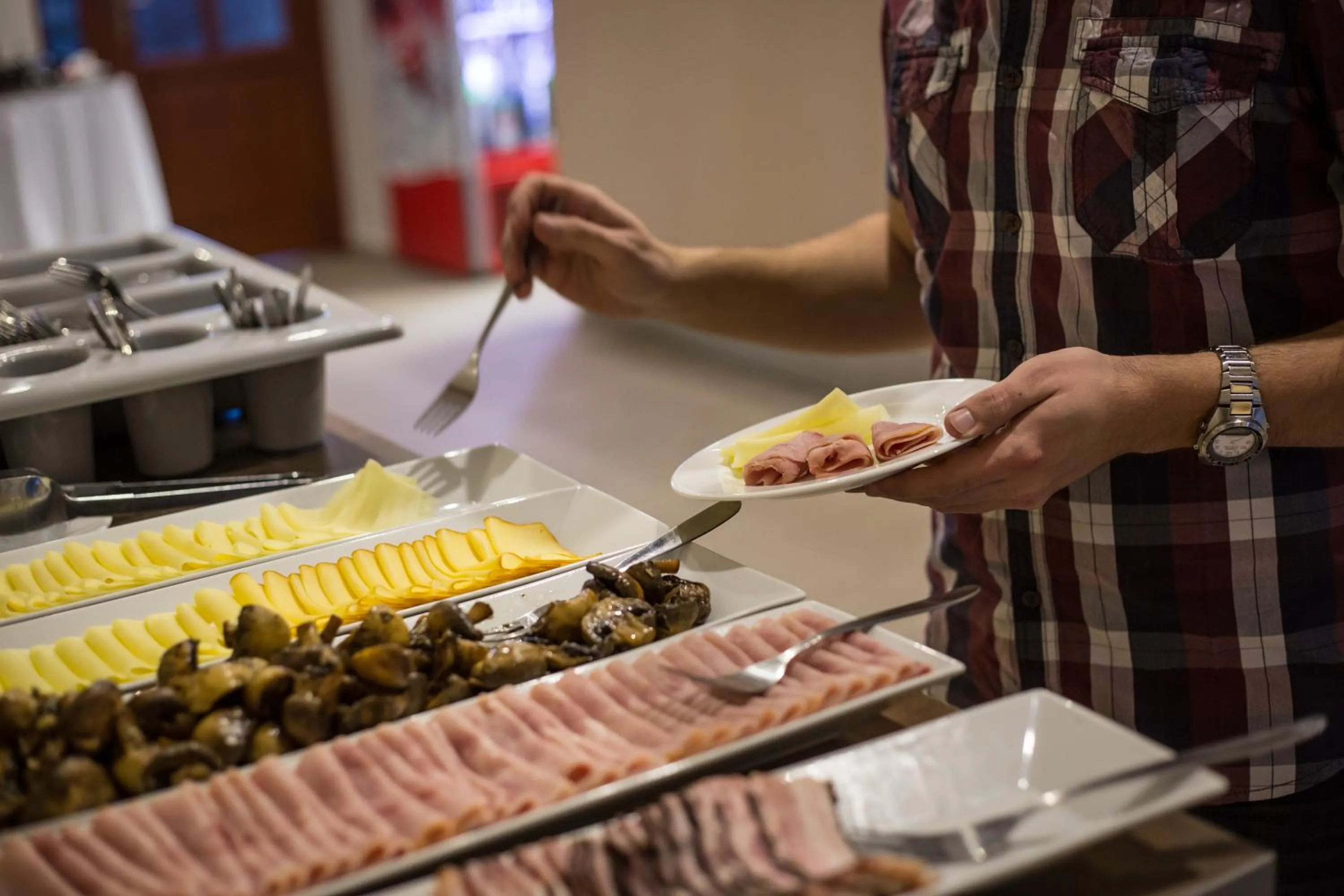 Buffet breakfast in Wellness hotel Sauna