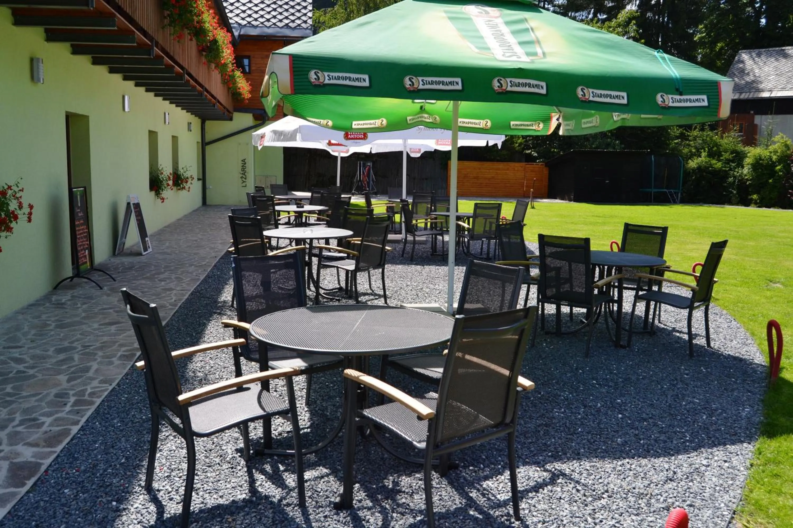 Garden in Wellness hotel Sauna