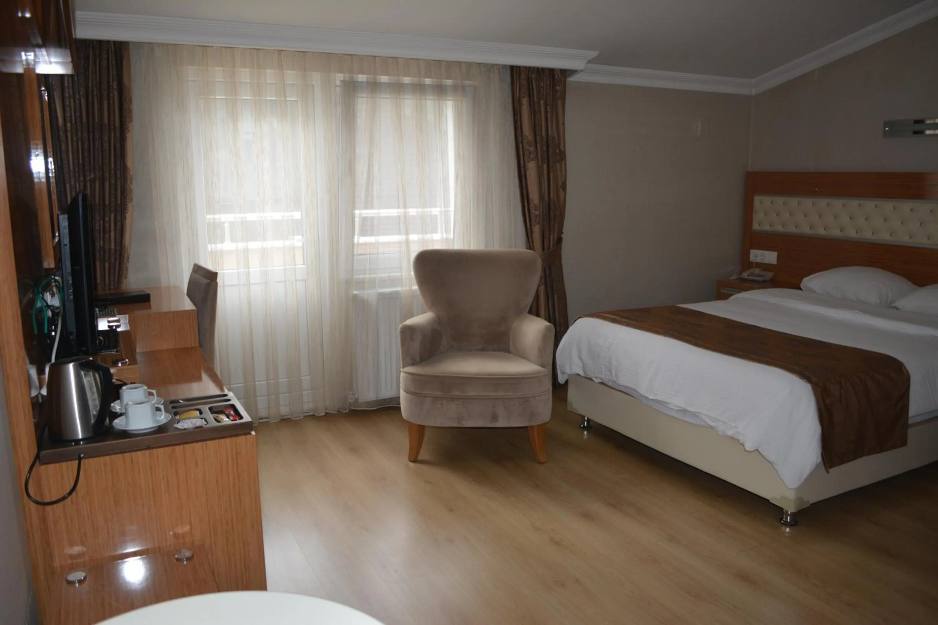 Bed in Serenti Pamuk Hotel