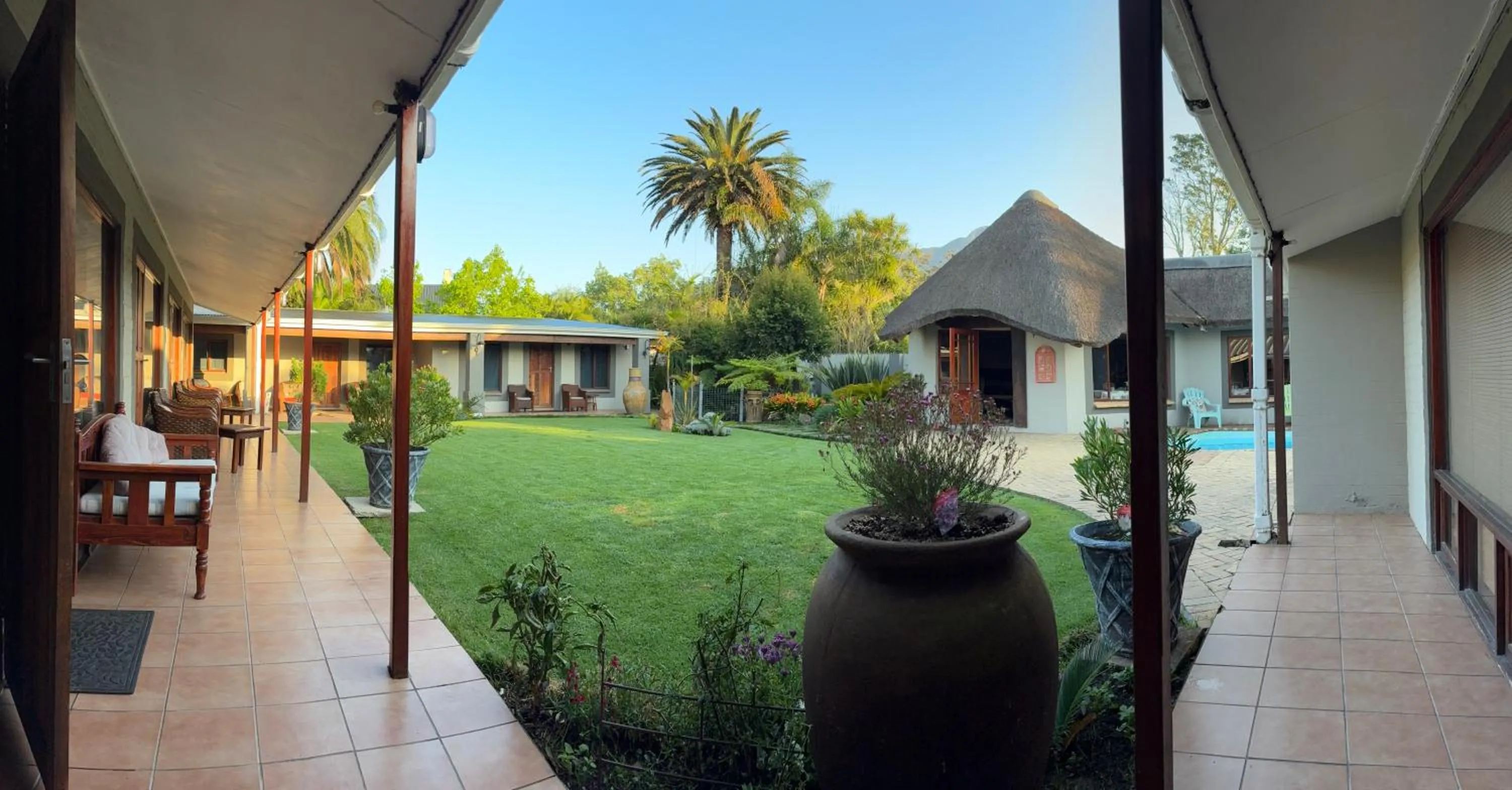 Garden in Mountain Dew Guest House