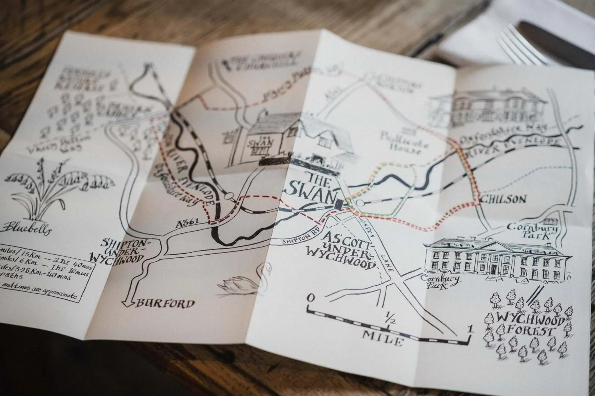 Location in The Swan Inn