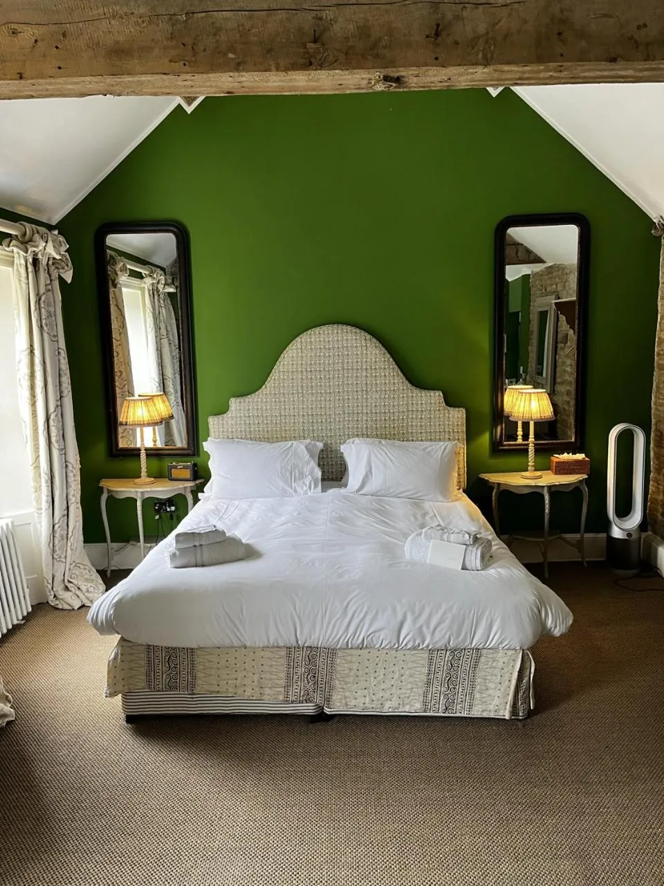 Bed in The Swan Inn