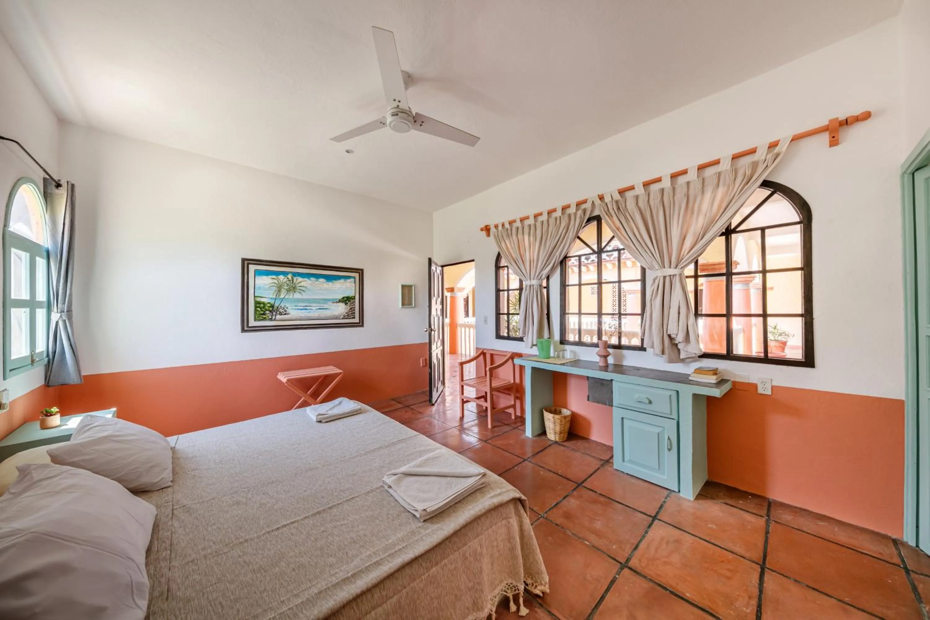 Bed in Hotel Flor de Maria