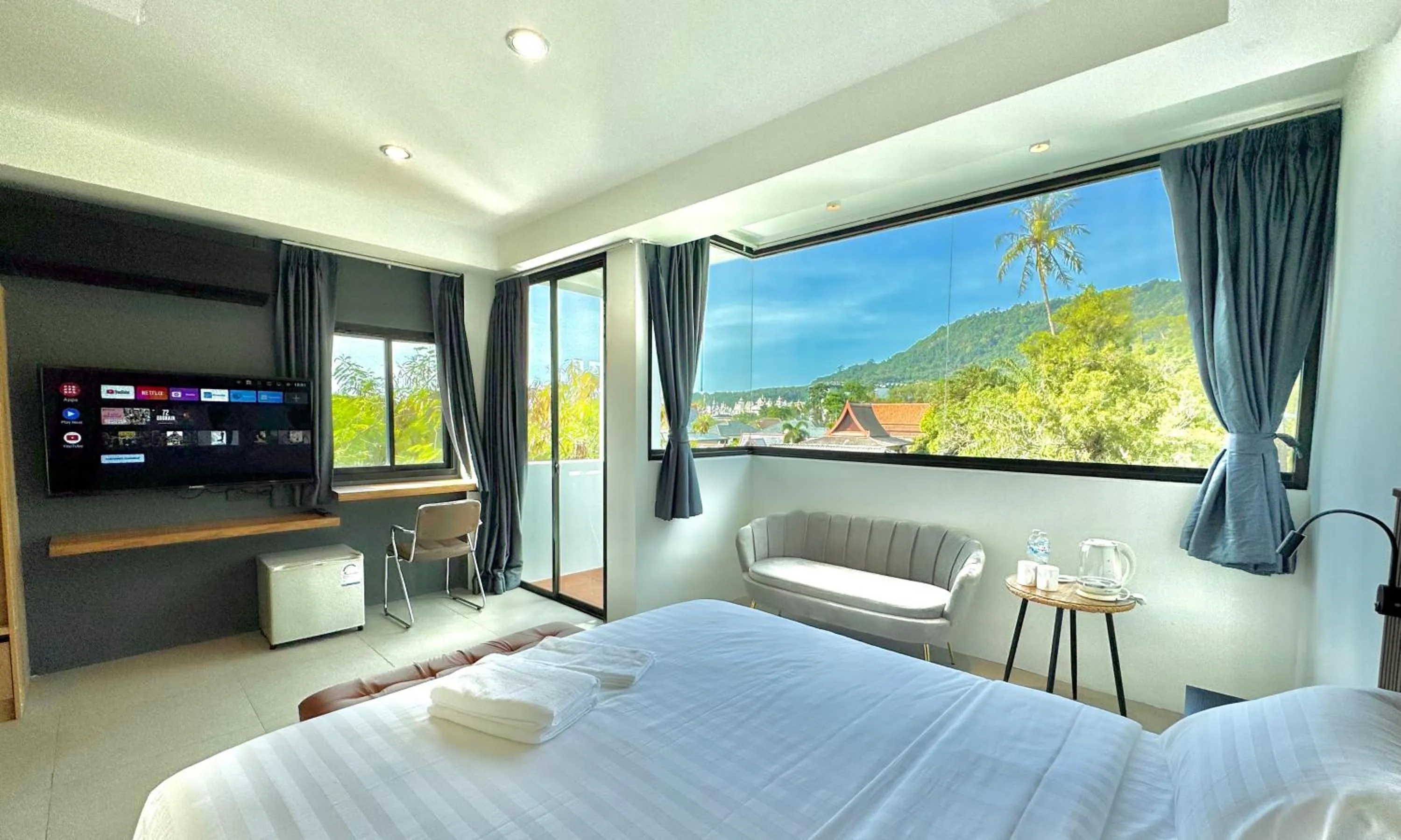 View (from property/room), Bed in Kefir Phuket