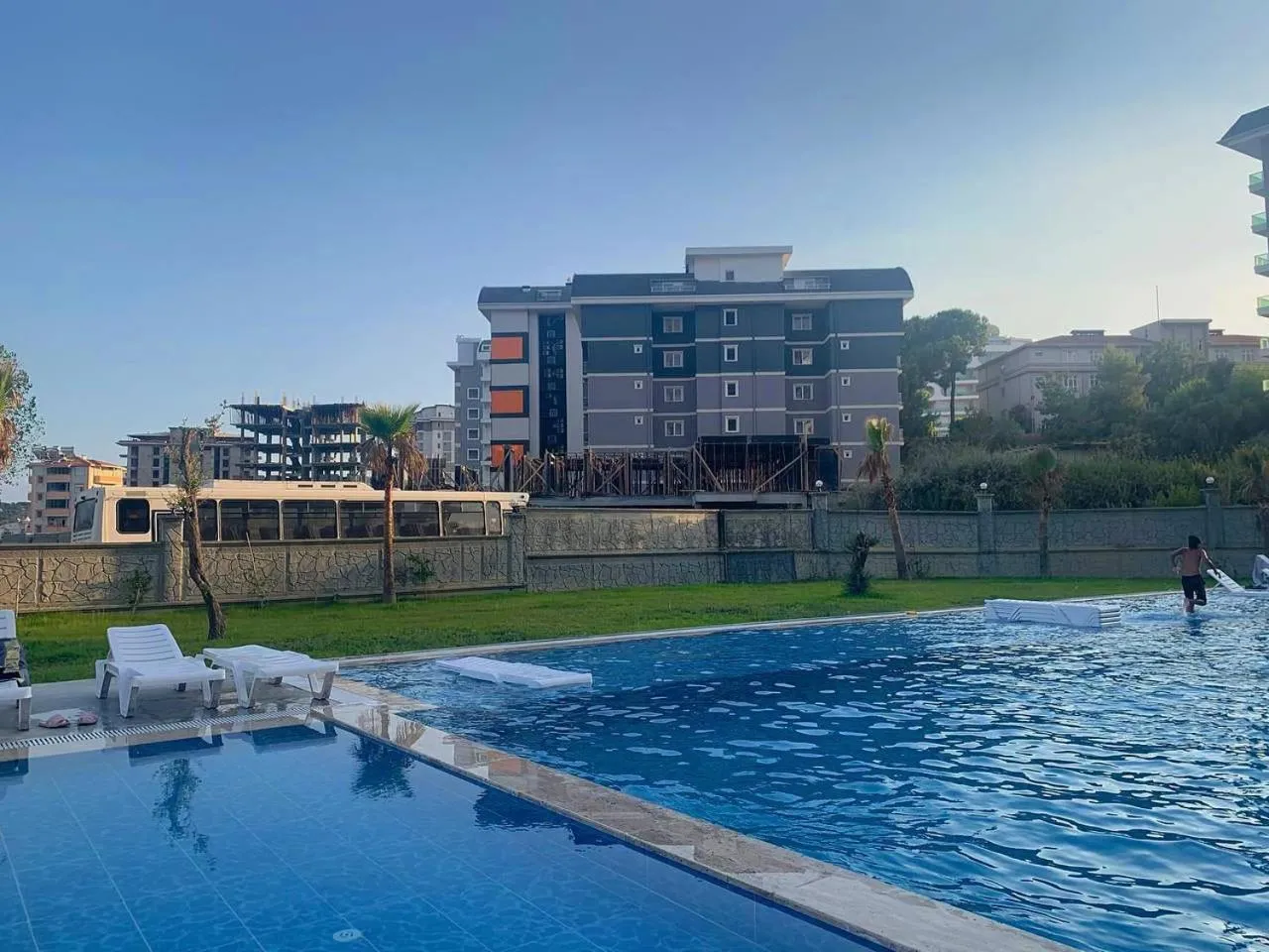 Pool view in ArtLife apartments (FAUNA)