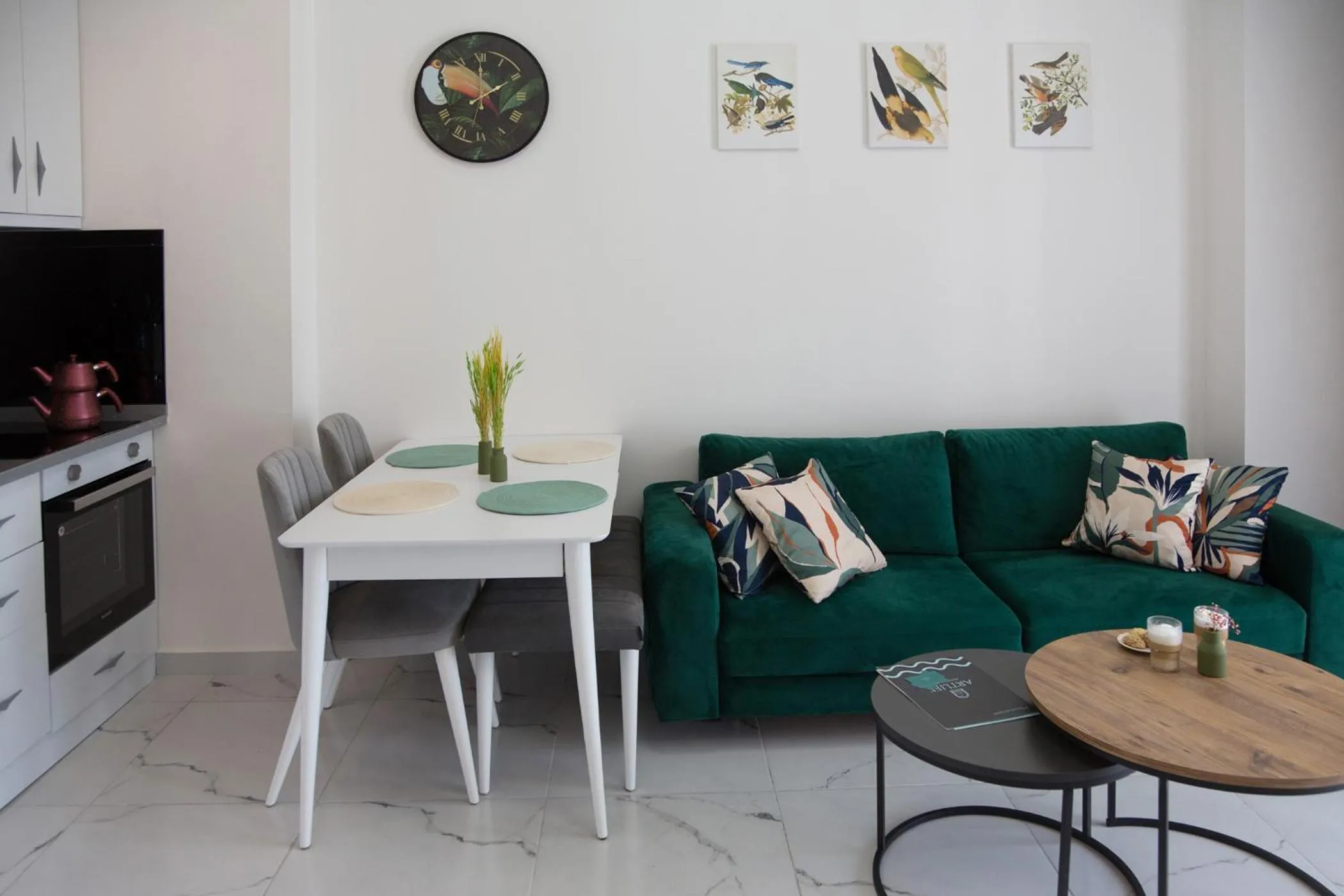Living room in ArtLife apartments (FAUNA)