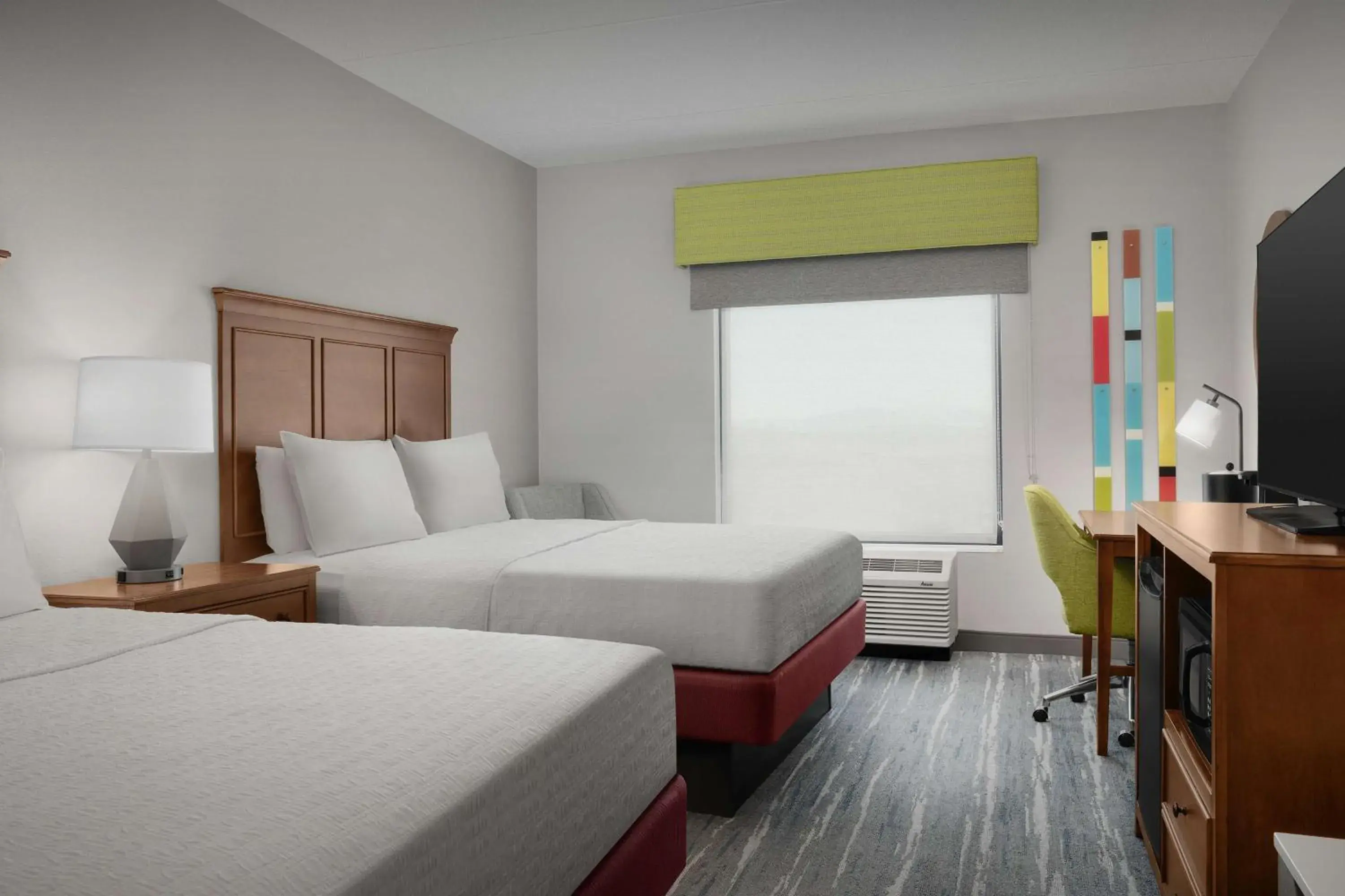 Queen Room with Two Queen Beds (4 Adults) in Hampton Inn and Suites Lynchburg Queen Room with Two Queen Beds (4 Adults) in Hampton Inn and Suites Lynchburg