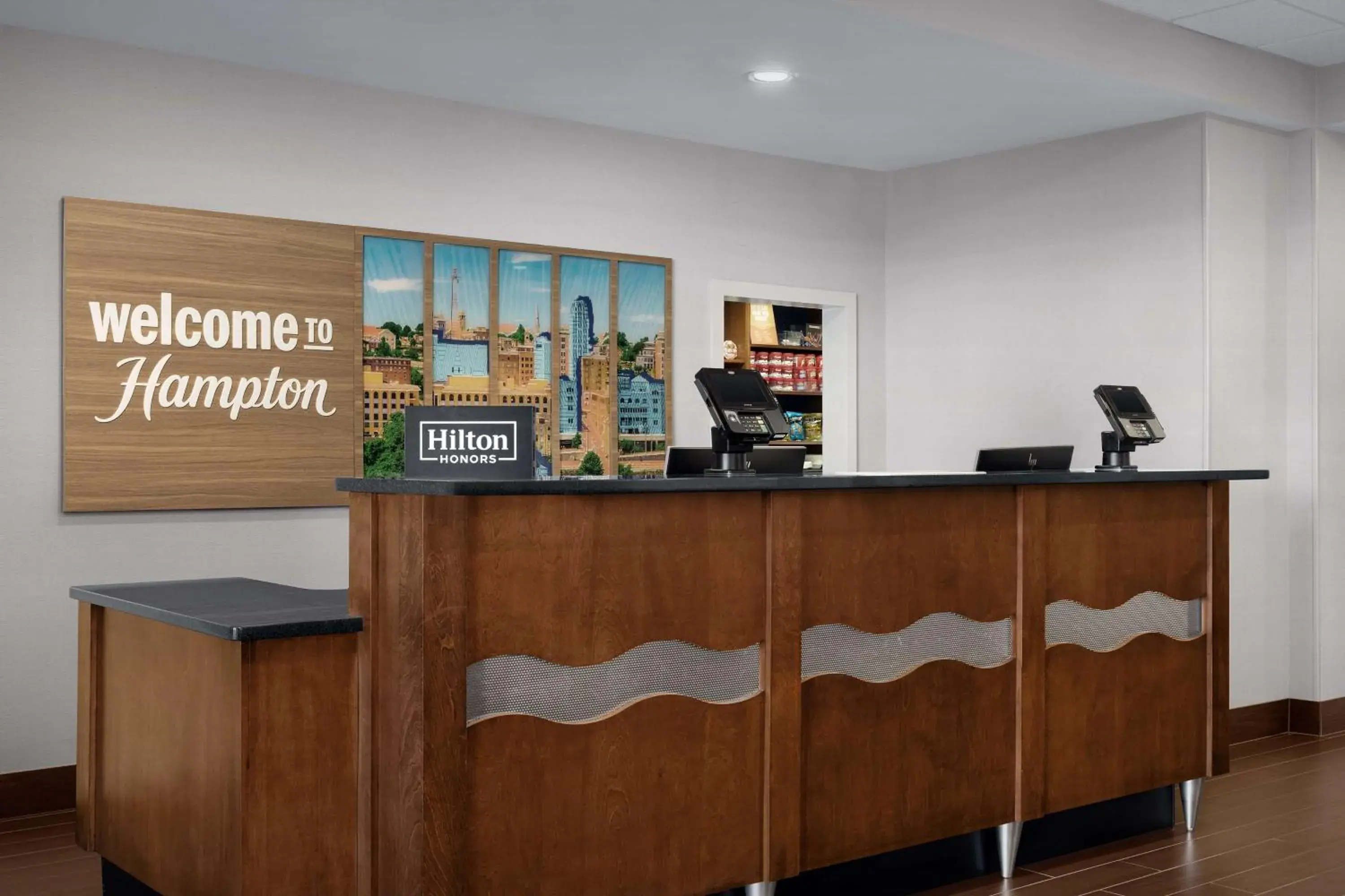 Lobby or reception in Hampton Inn and Suites Lynchburg Lobby or reception in Hampton Inn and Suites Lynchburg