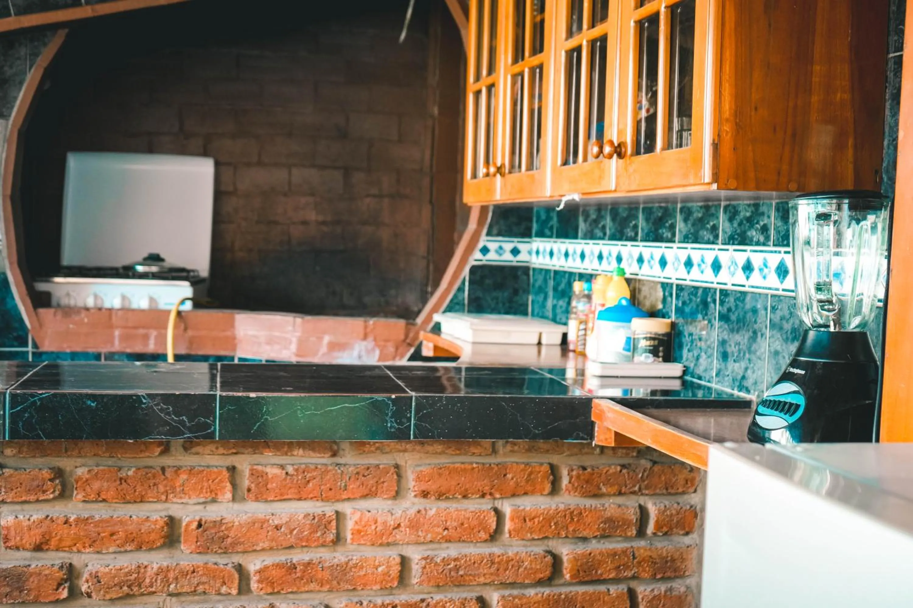 Kitchen or kitchenette in HOTEL MANTA BEACH MADRIGAL