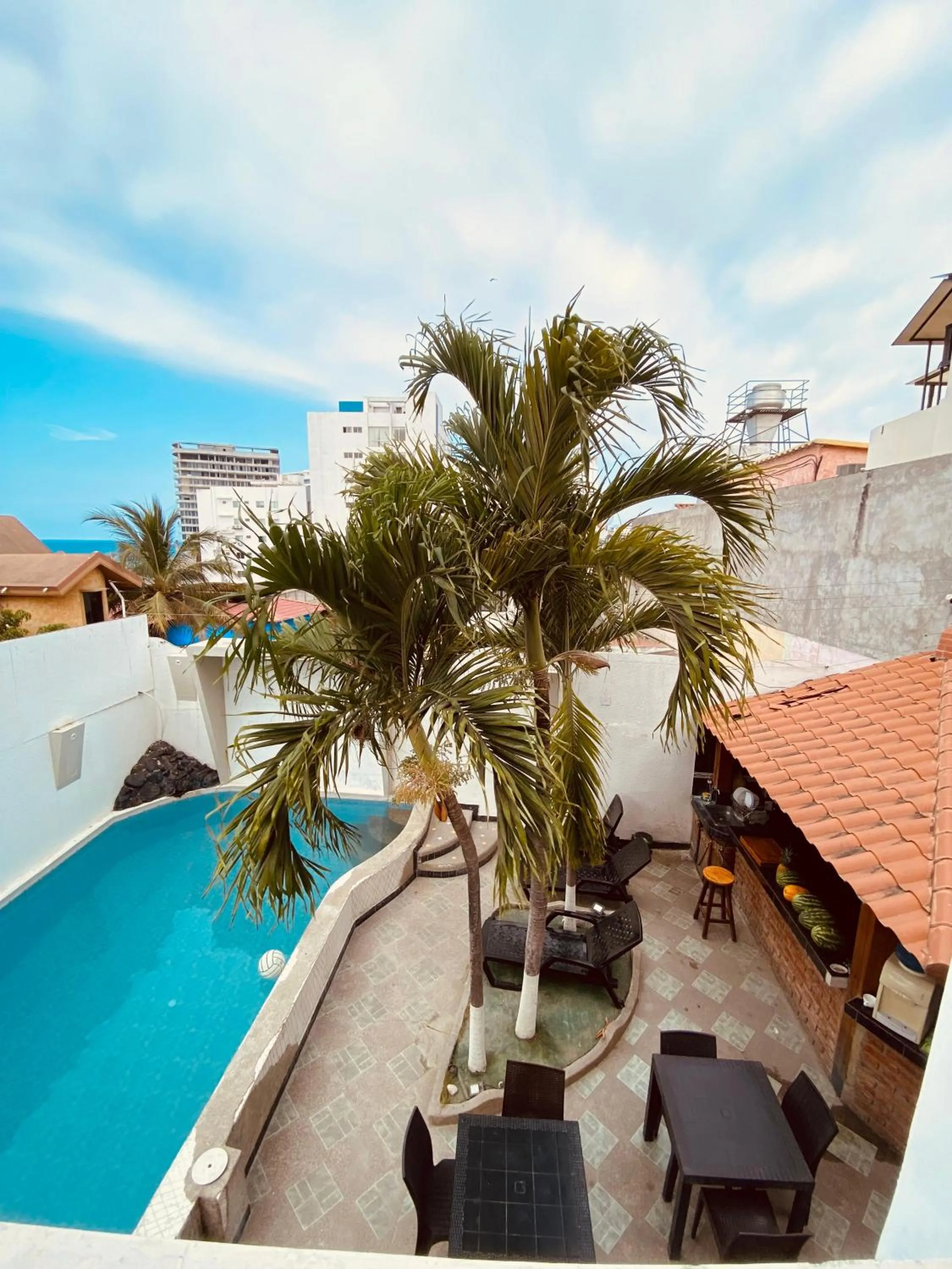 Patio in HOTEL MANTA BEACH MADRIGAL