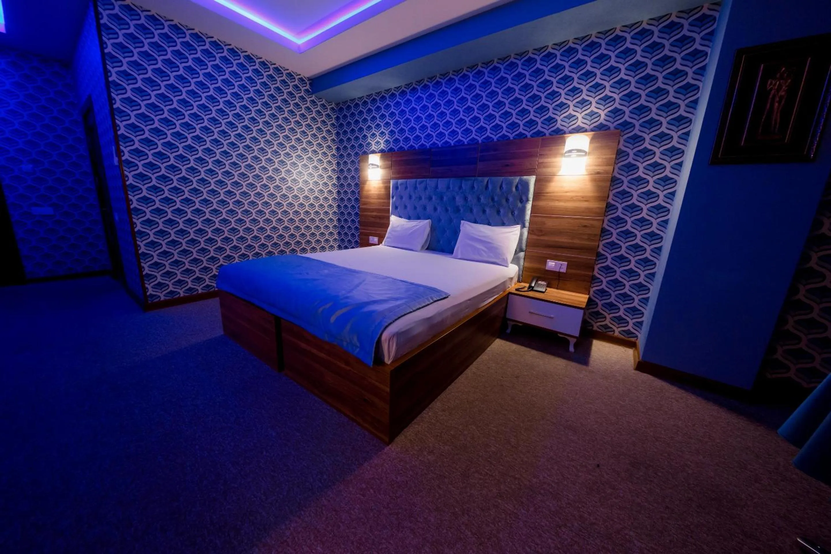 Bed in King Hotel Baku