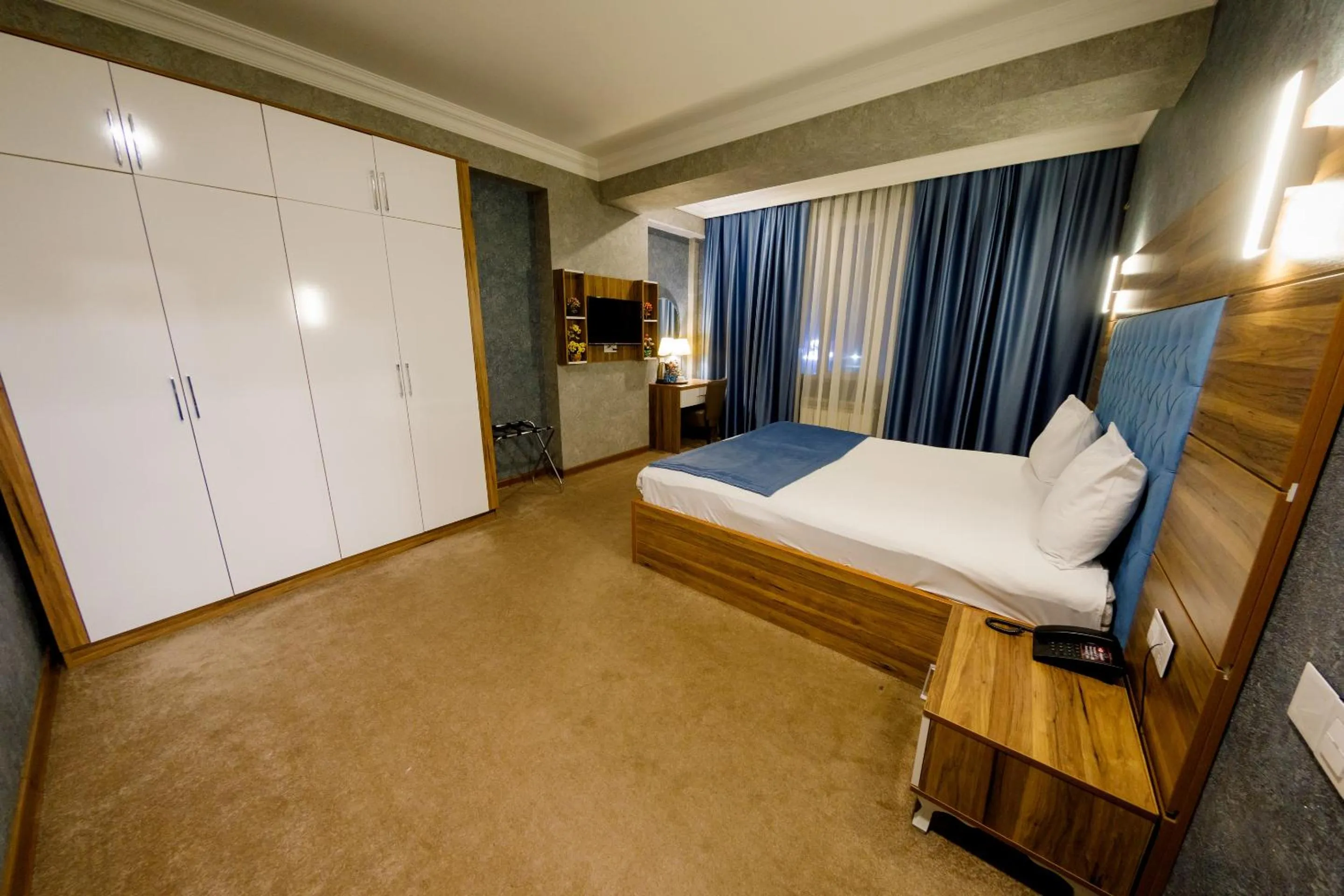 Bed in King Hotel Baku