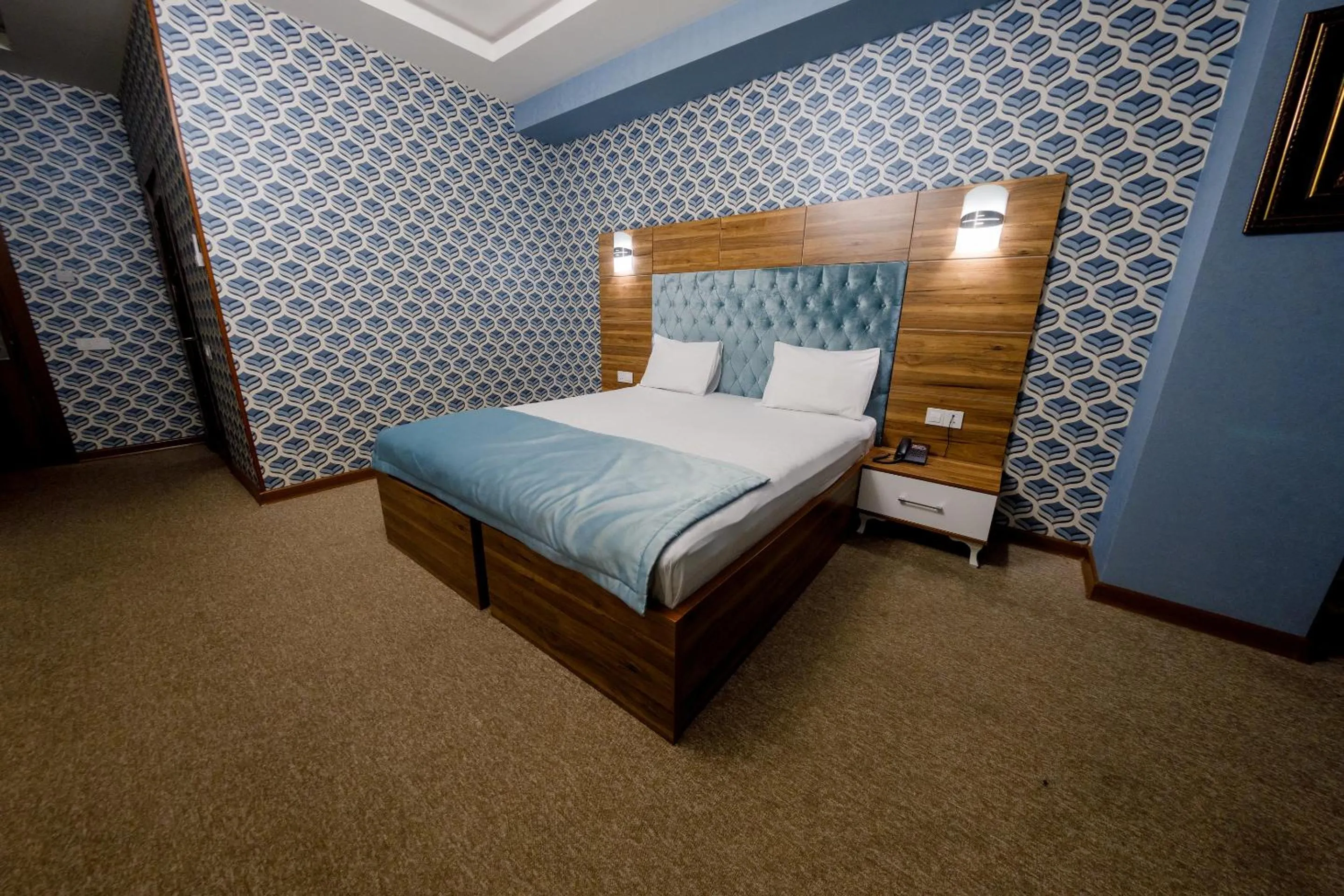 Bed in King Hotel Baku