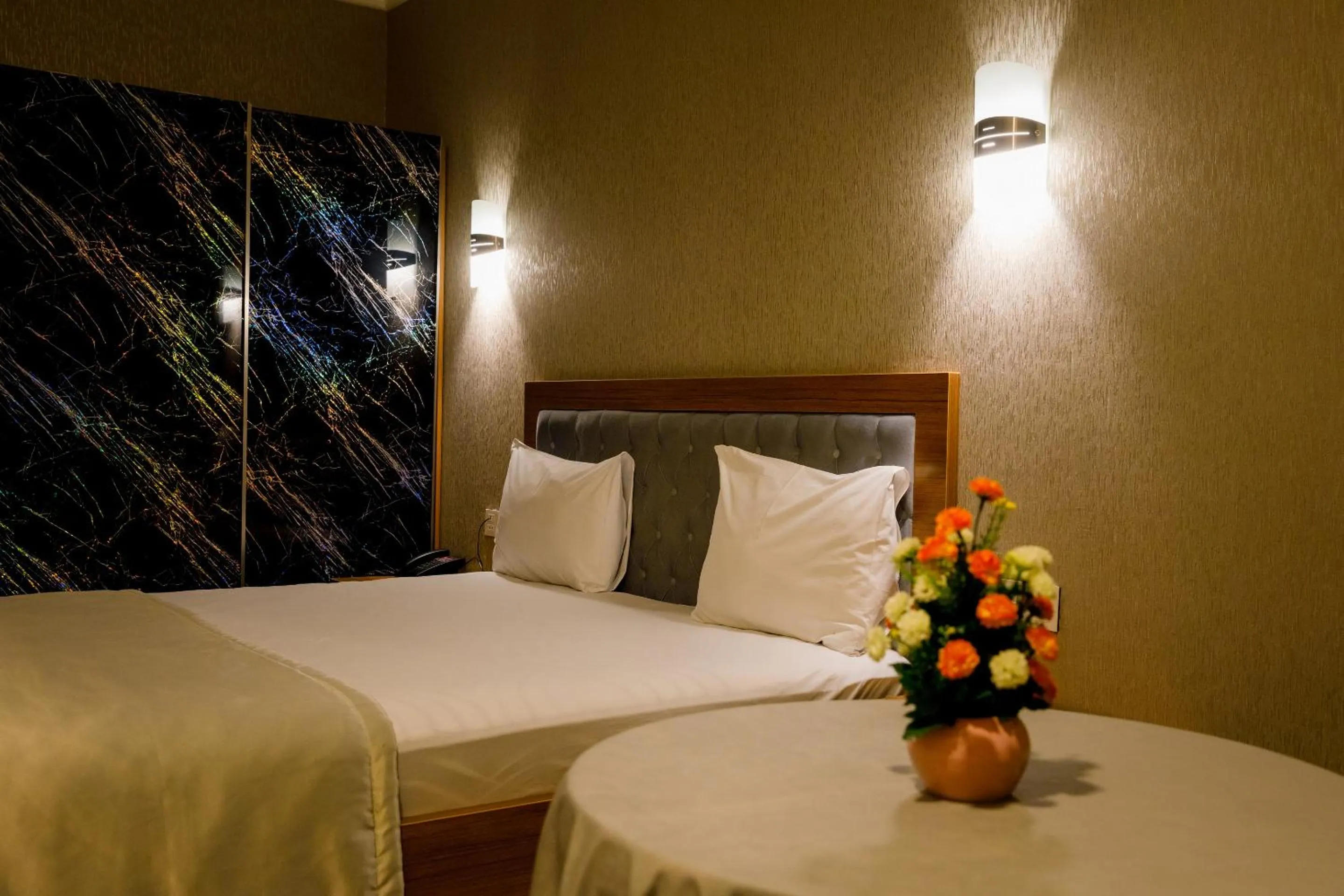 Bed in King Hotel Baku