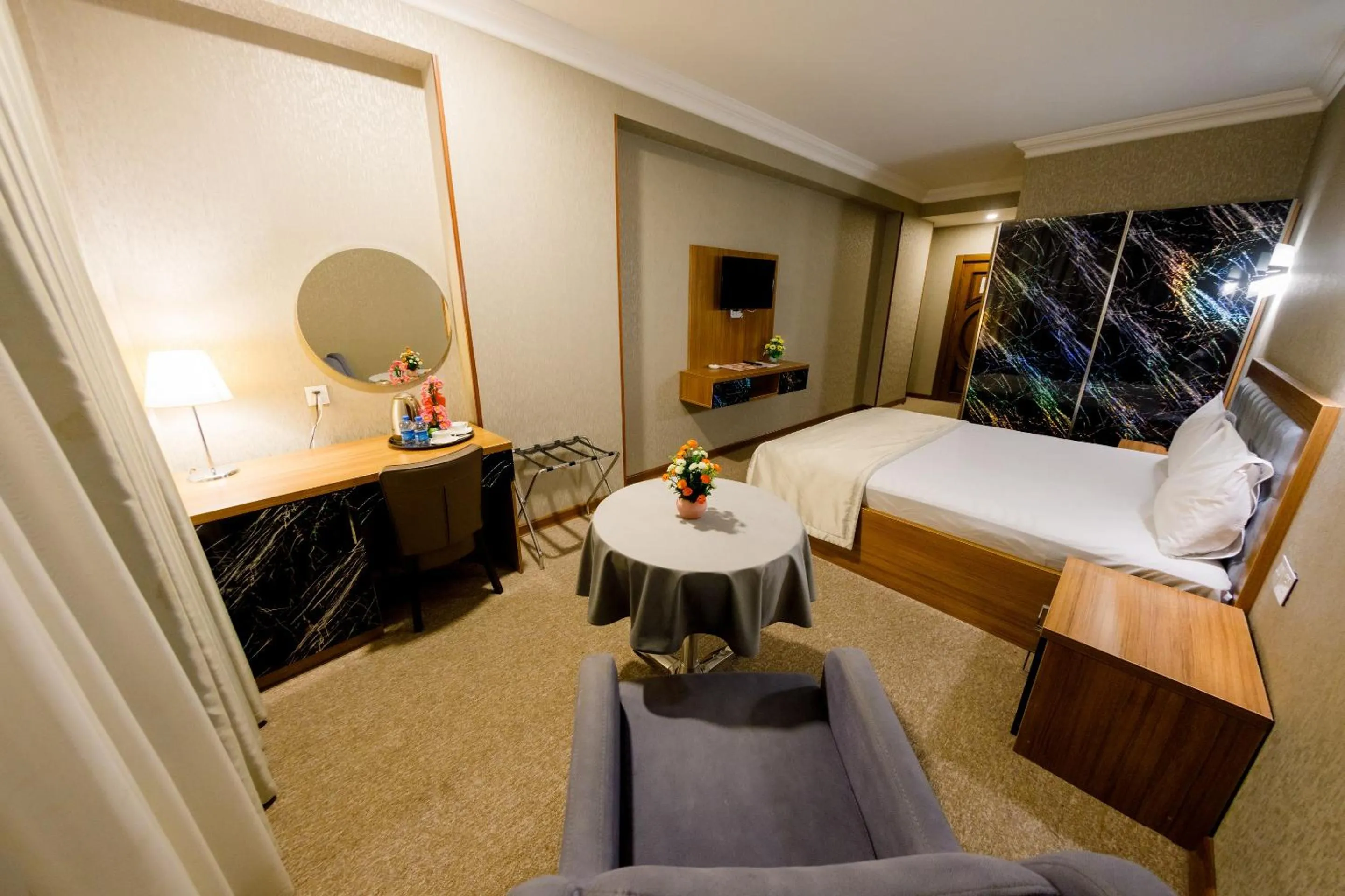 Bed in King Hotel Baku