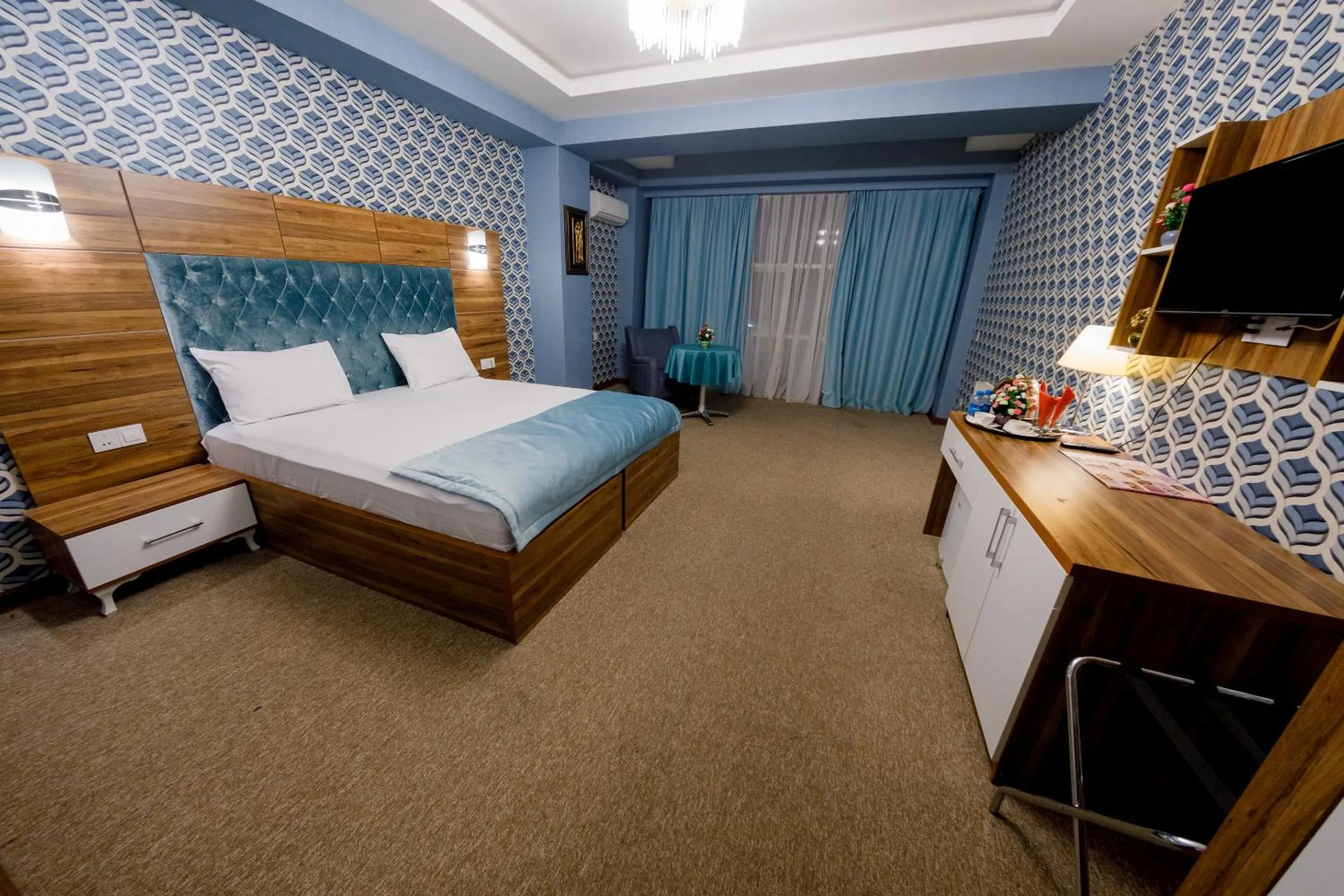 Bed in King Hotel Baku