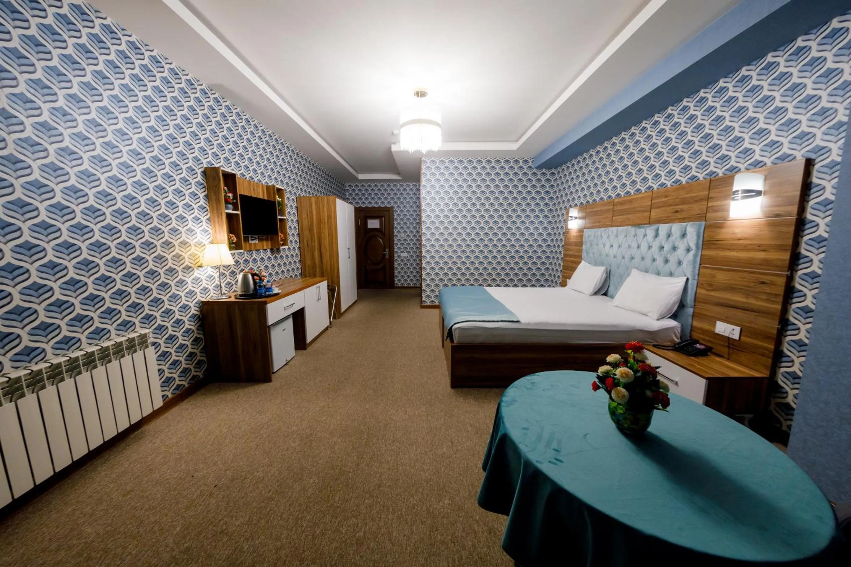 Bed in King Hotel Baku