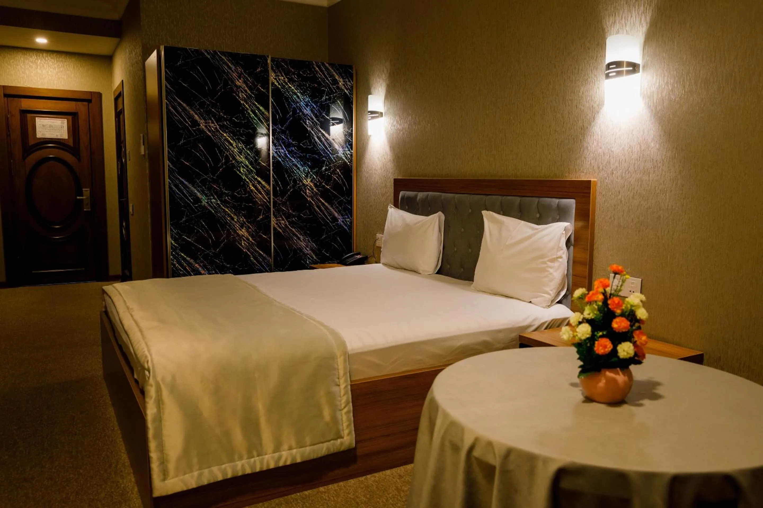 Bed in King Hotel Baku