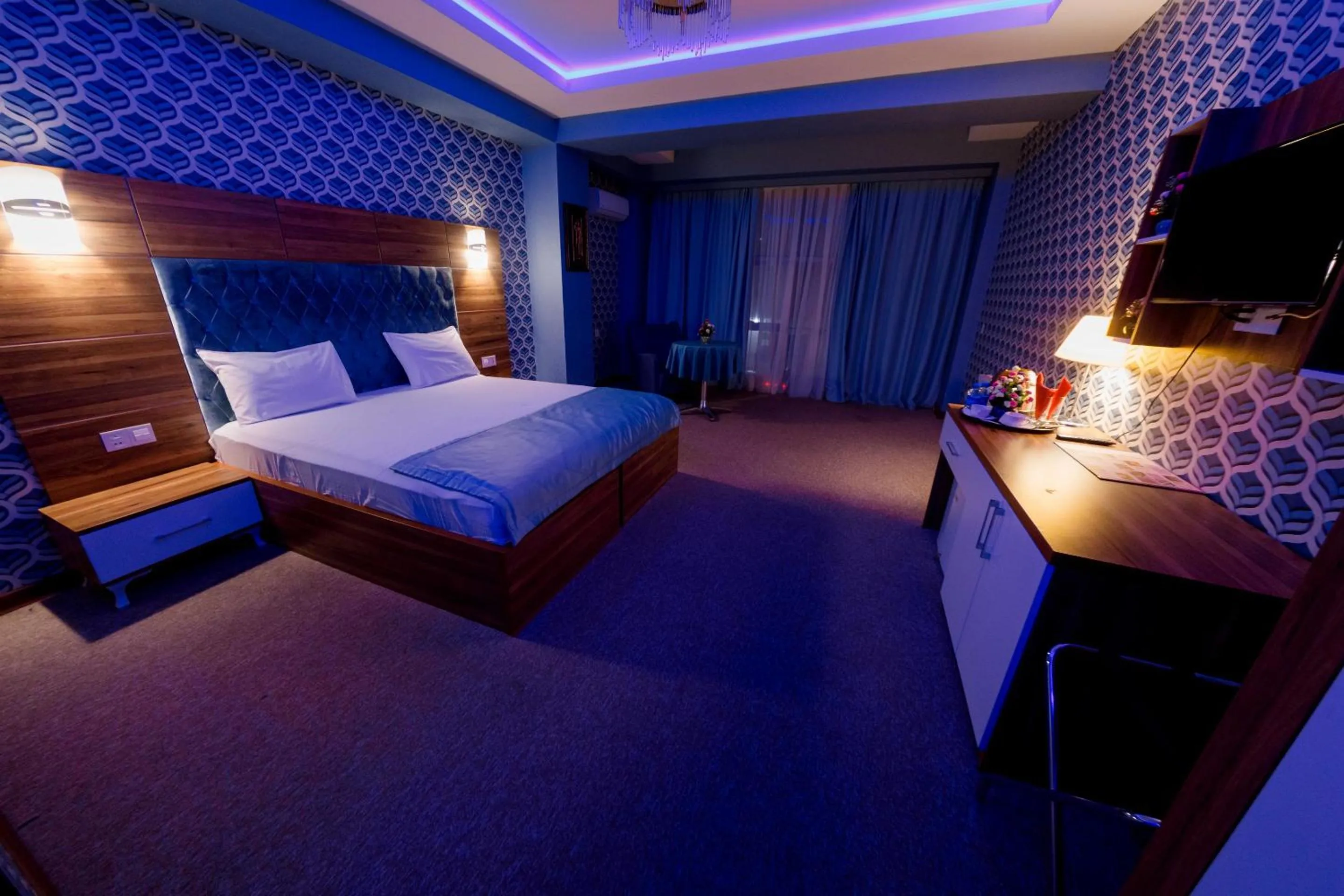 Bed in King Hotel Baku