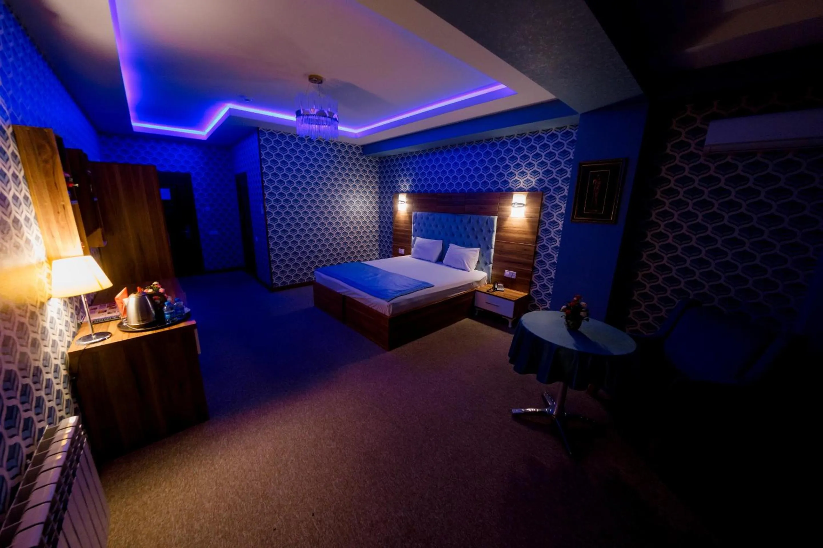 Bed in King Hotel Baku