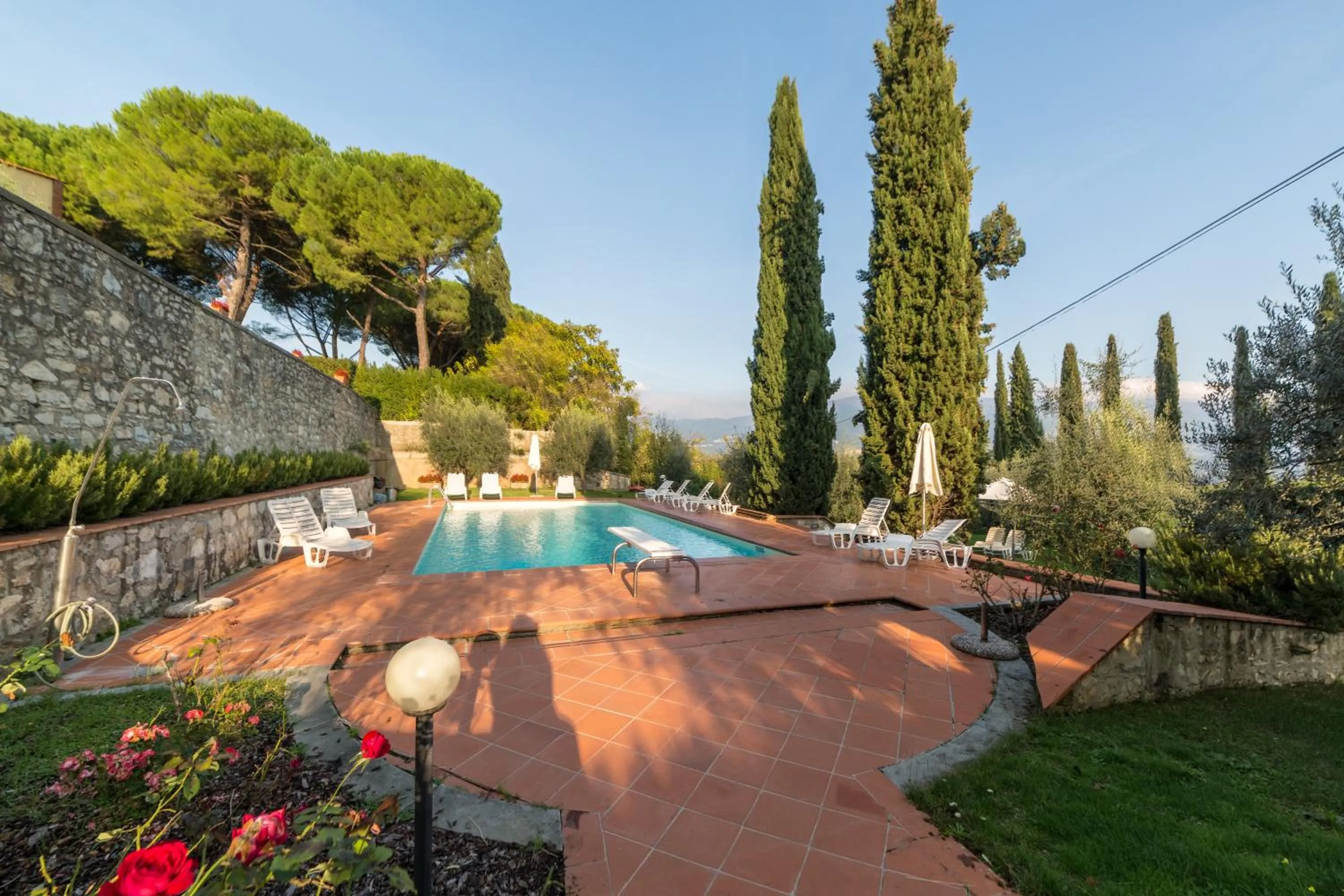 Pool view in Fattoria Pagnana Suites & Pool