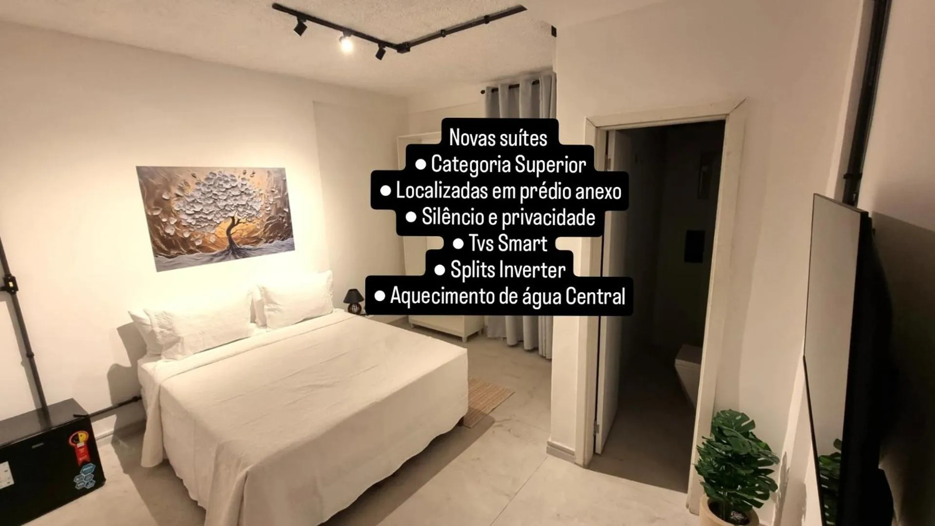 Bed in Hotel Pousada Villas do Atlantico 2 min a pe da praia do Buraco da Velha