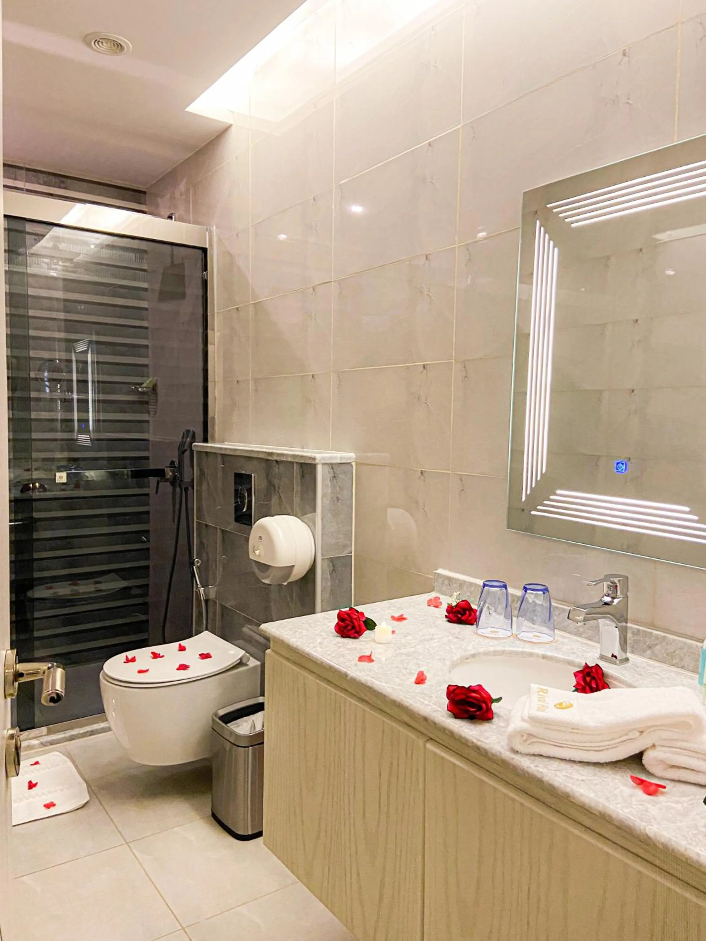 Shower in Rival Hotel Amman