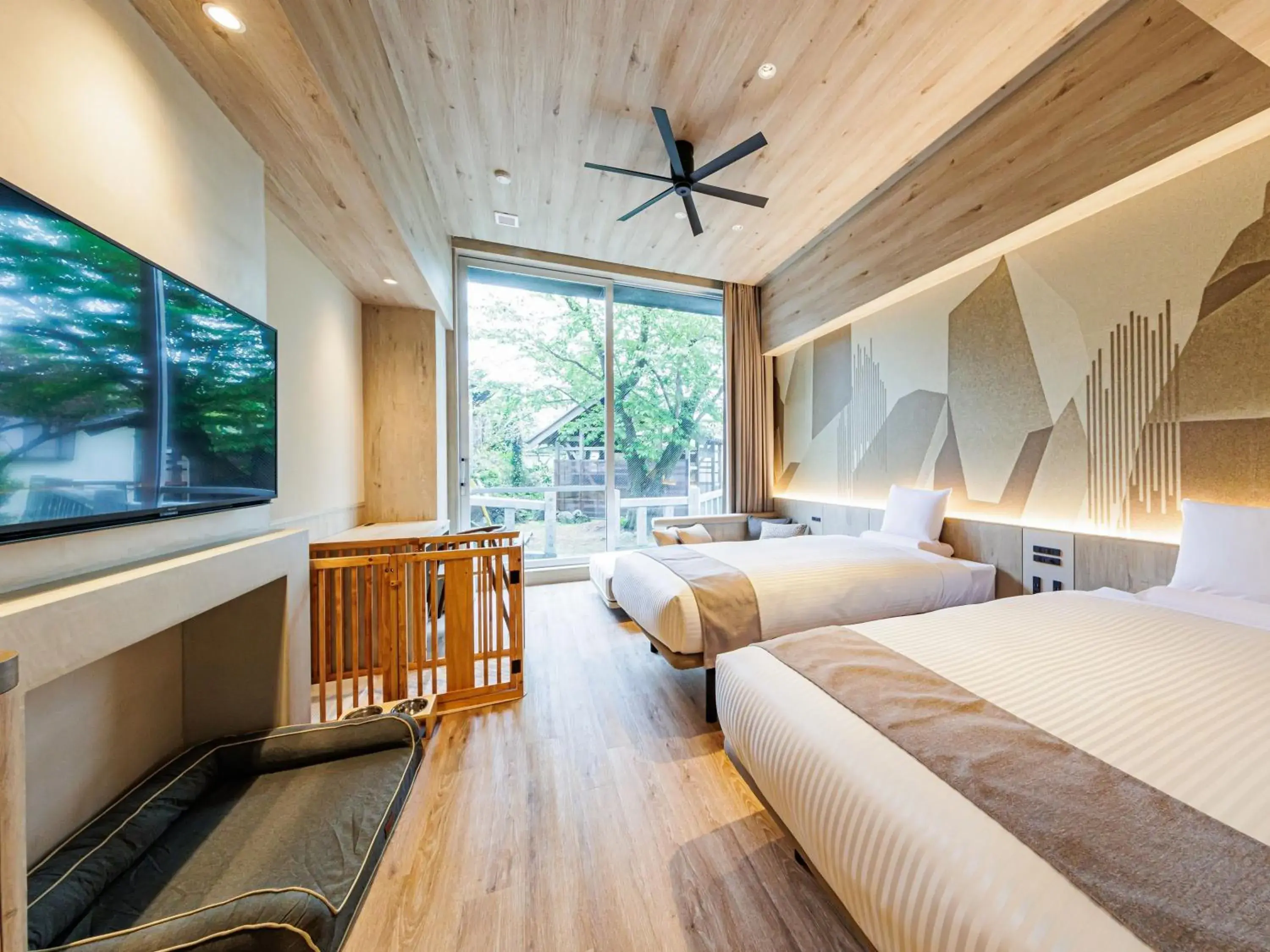 Dog Friendly Superior Twin With private bathroom in Kamenoi Hotel Tsukubasan Dog Friendly Superior Twin With private bathroom in Kamenoi Hotel Tsukubasan