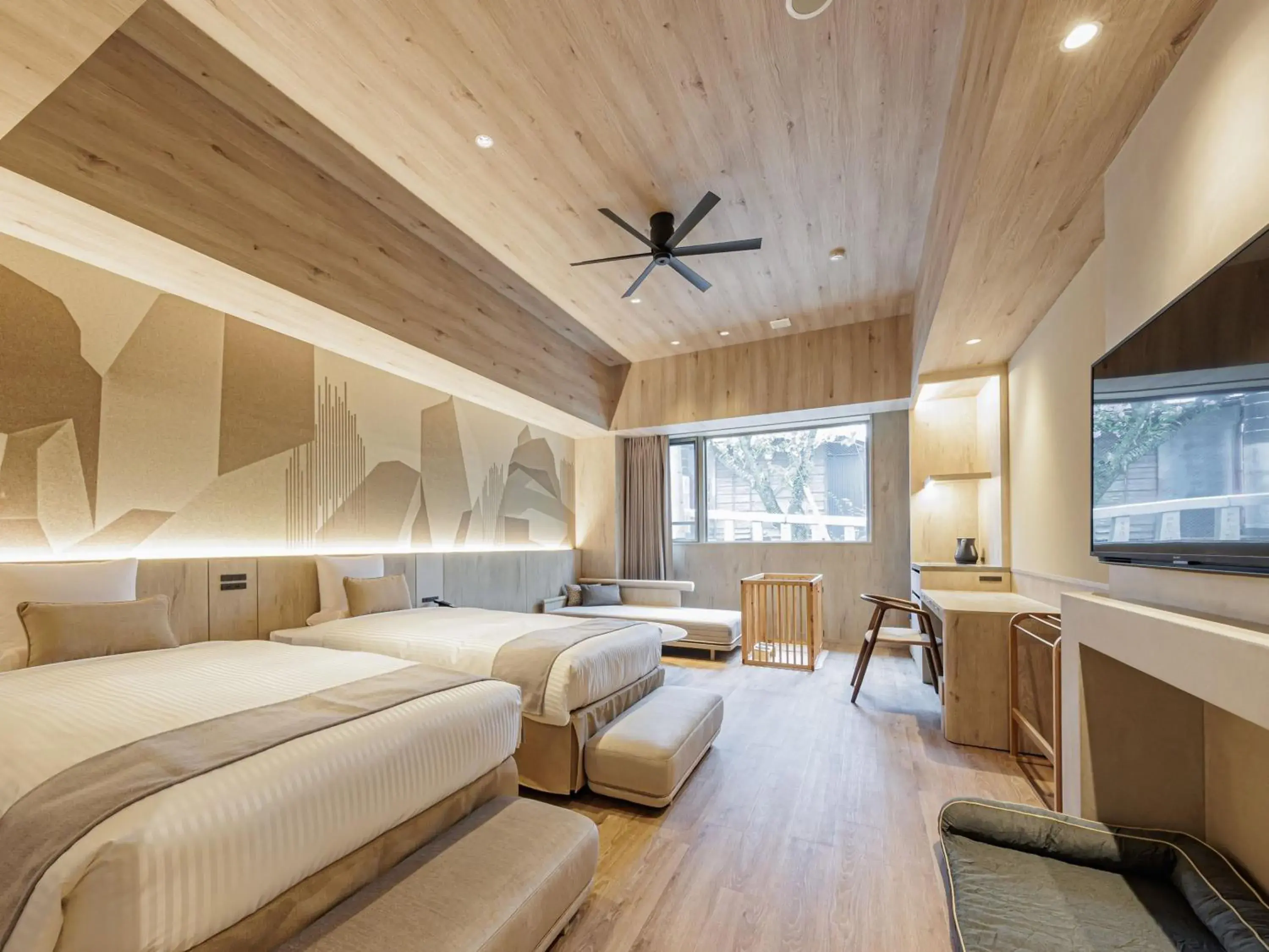 Dog Friendly Deluxe Twin With private bathroom in Kamenoi Hotel Tsukubasan Dog Friendly Deluxe Twin With private bathroom in Kamenoi Hotel Tsukubasan